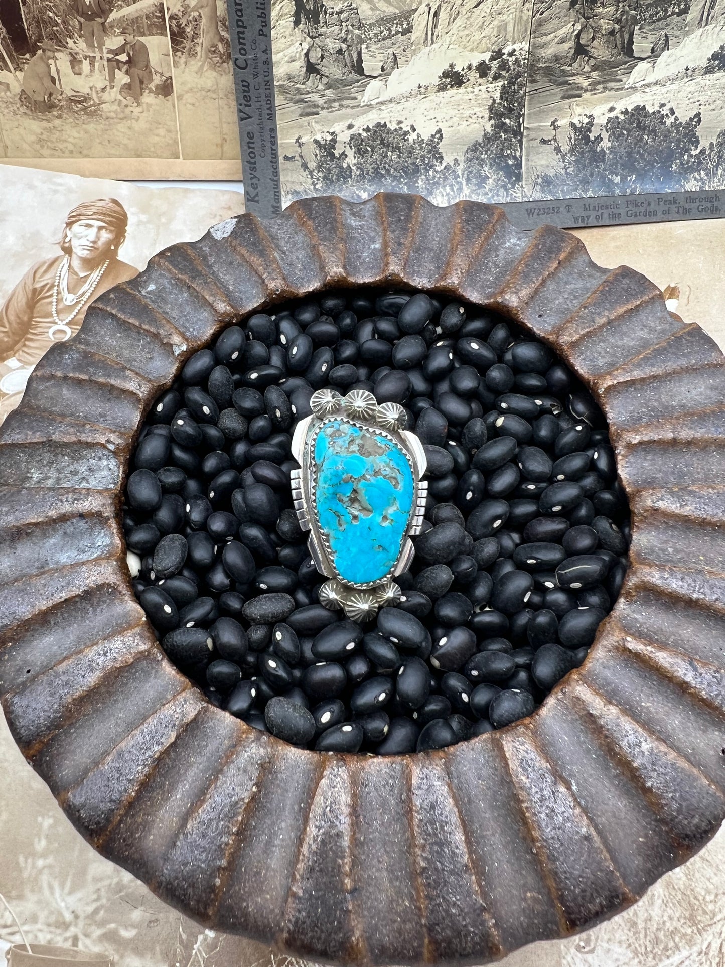 Turquoise Nugget Ring