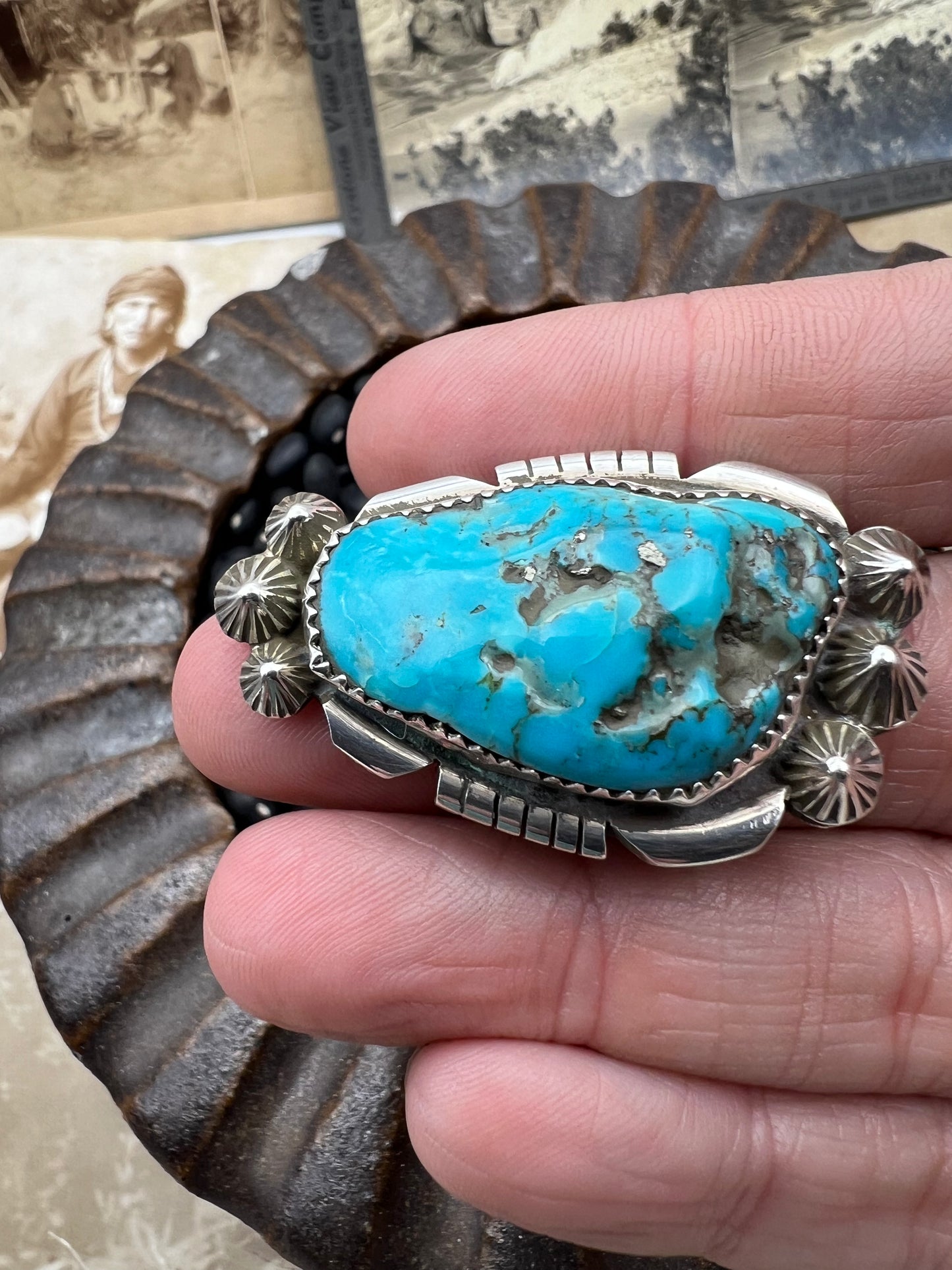 Turquoise Nugget Ring