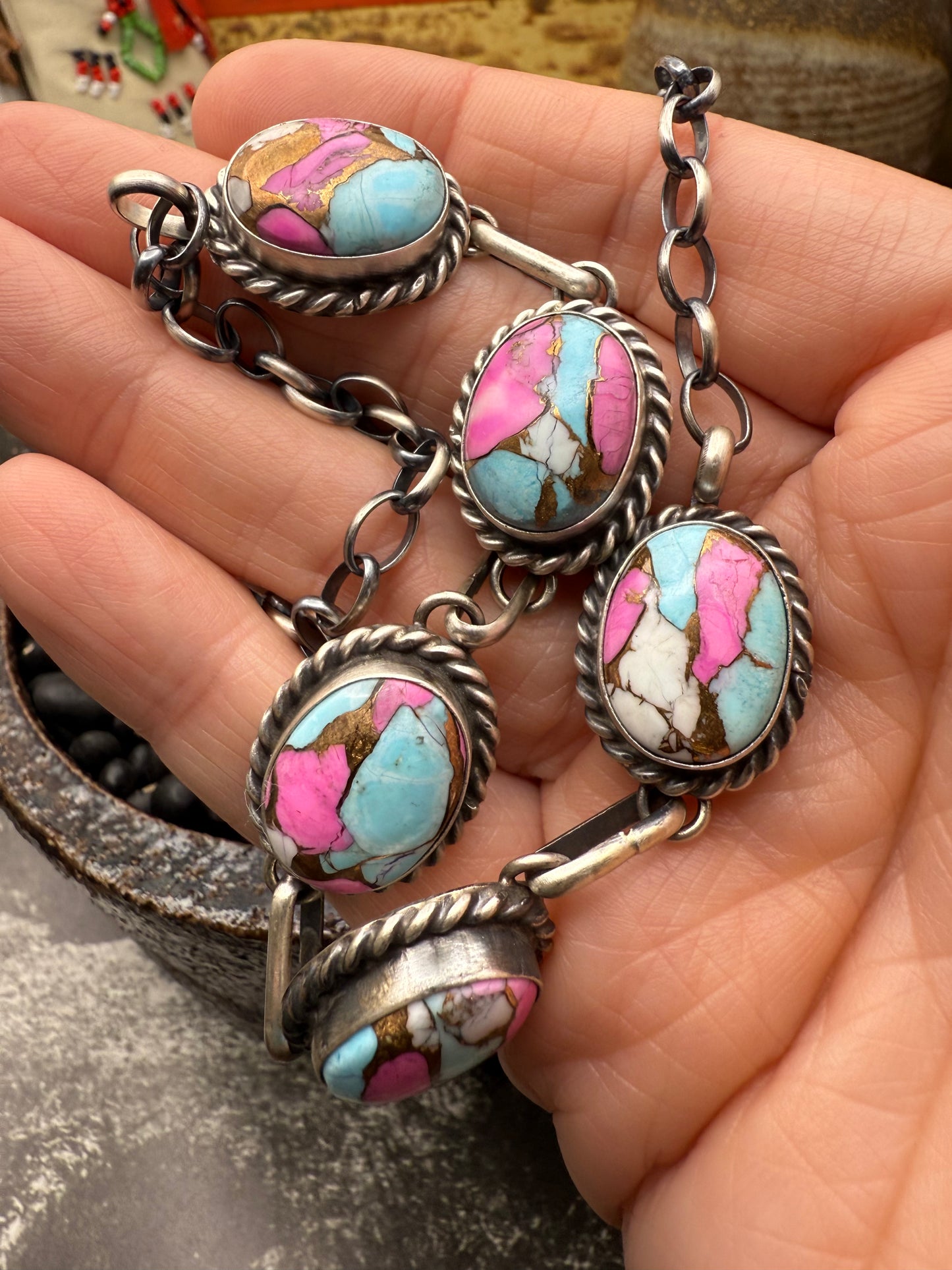 Cotton Candy Choker