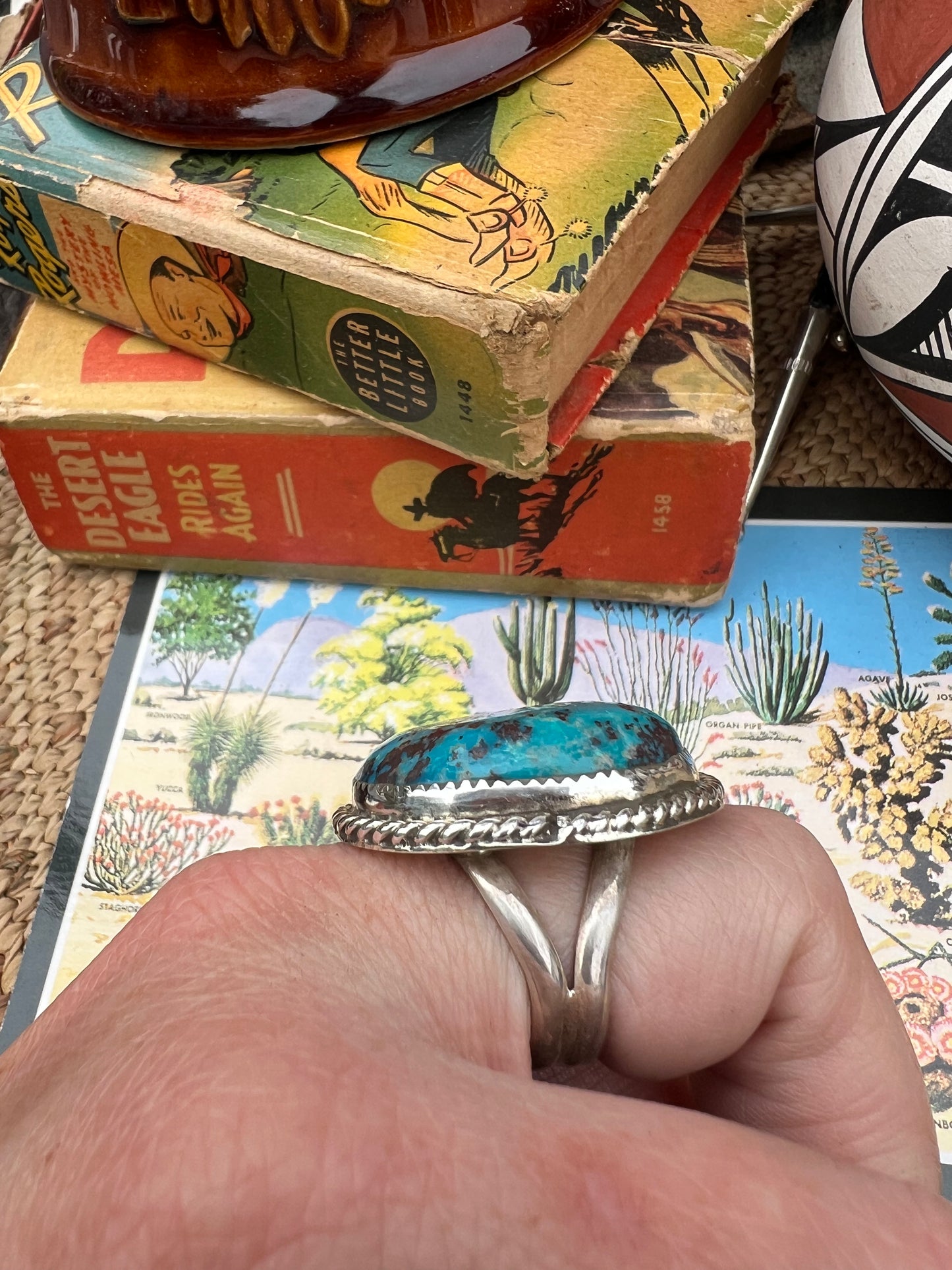 Cerillos Turquoise Ring