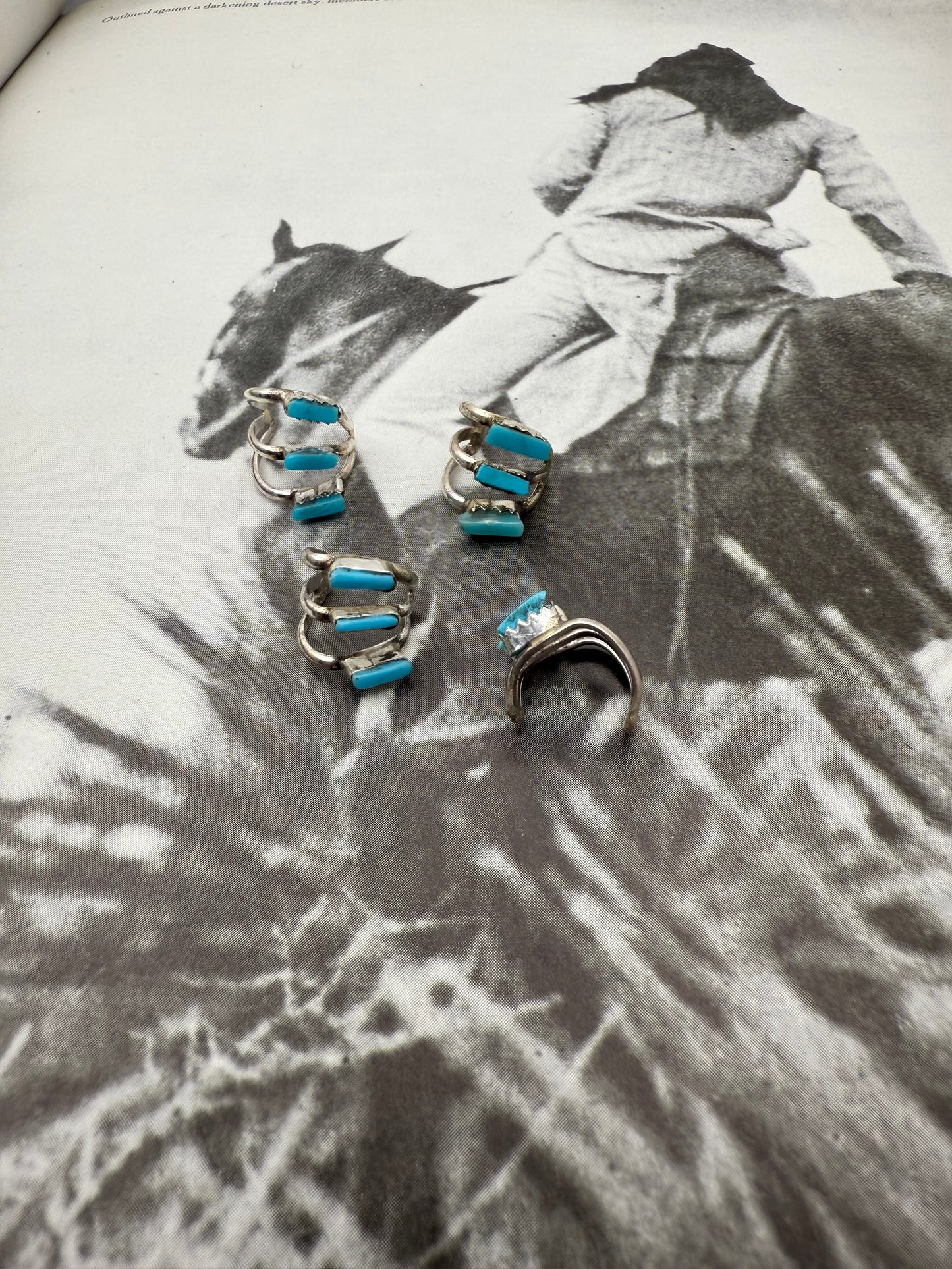 Three Stone Ear Cuff