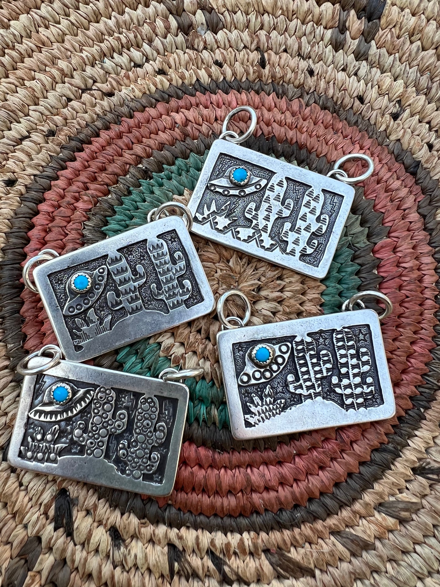 The Pony Express Logo Pendant Sterling Silver