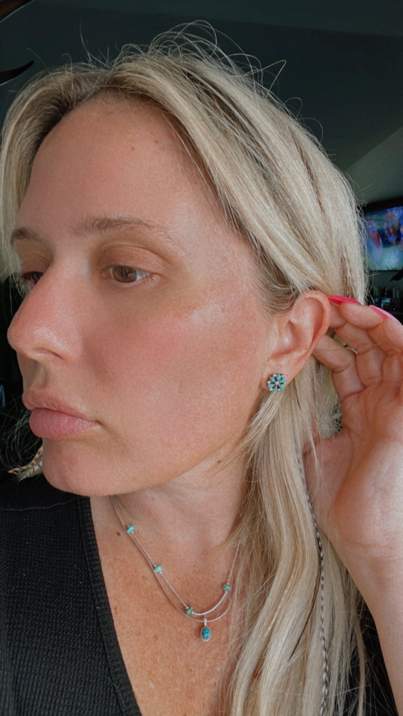 Mini Cluster Stud Earrings