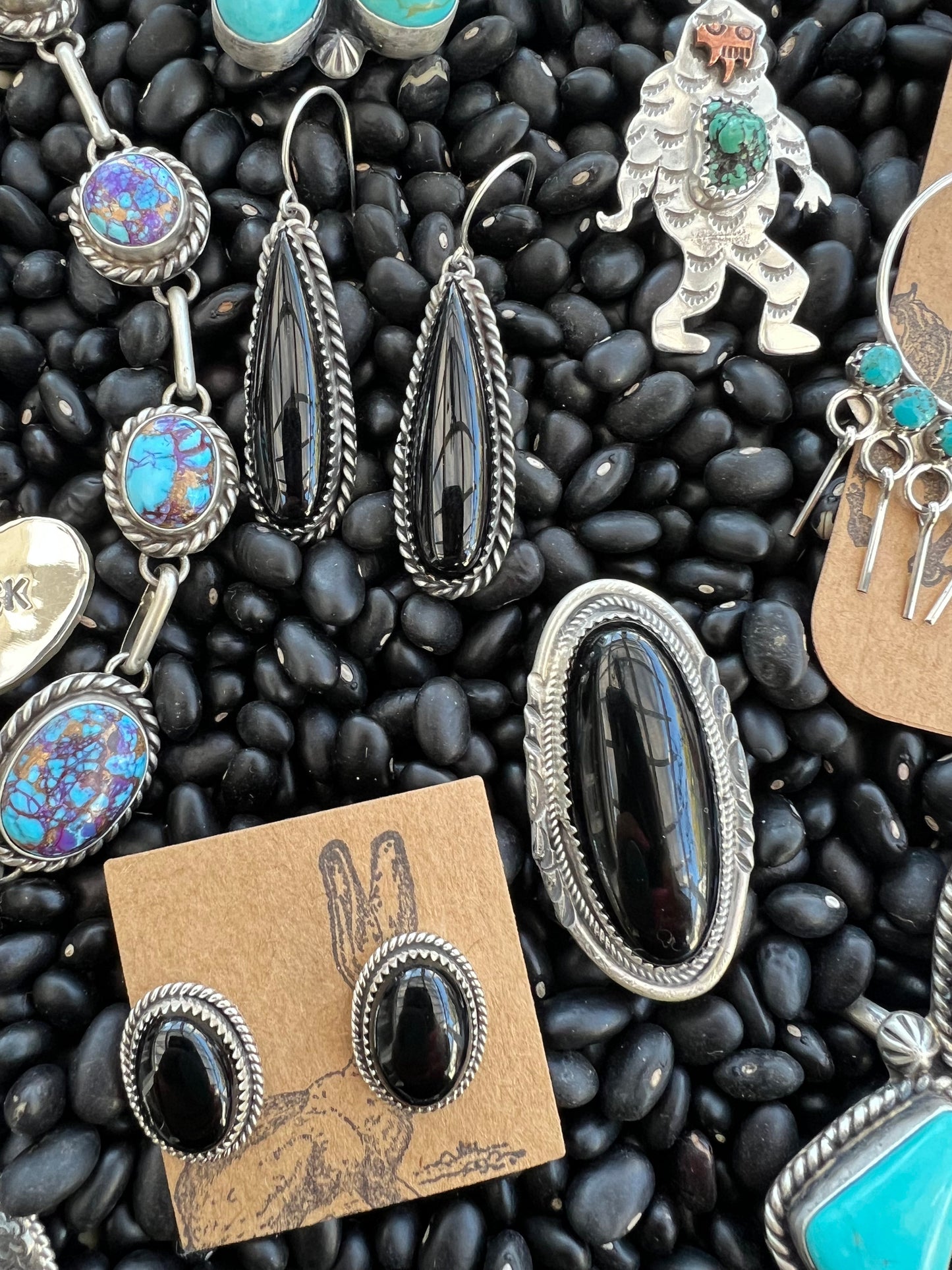 Black Onyx Studs