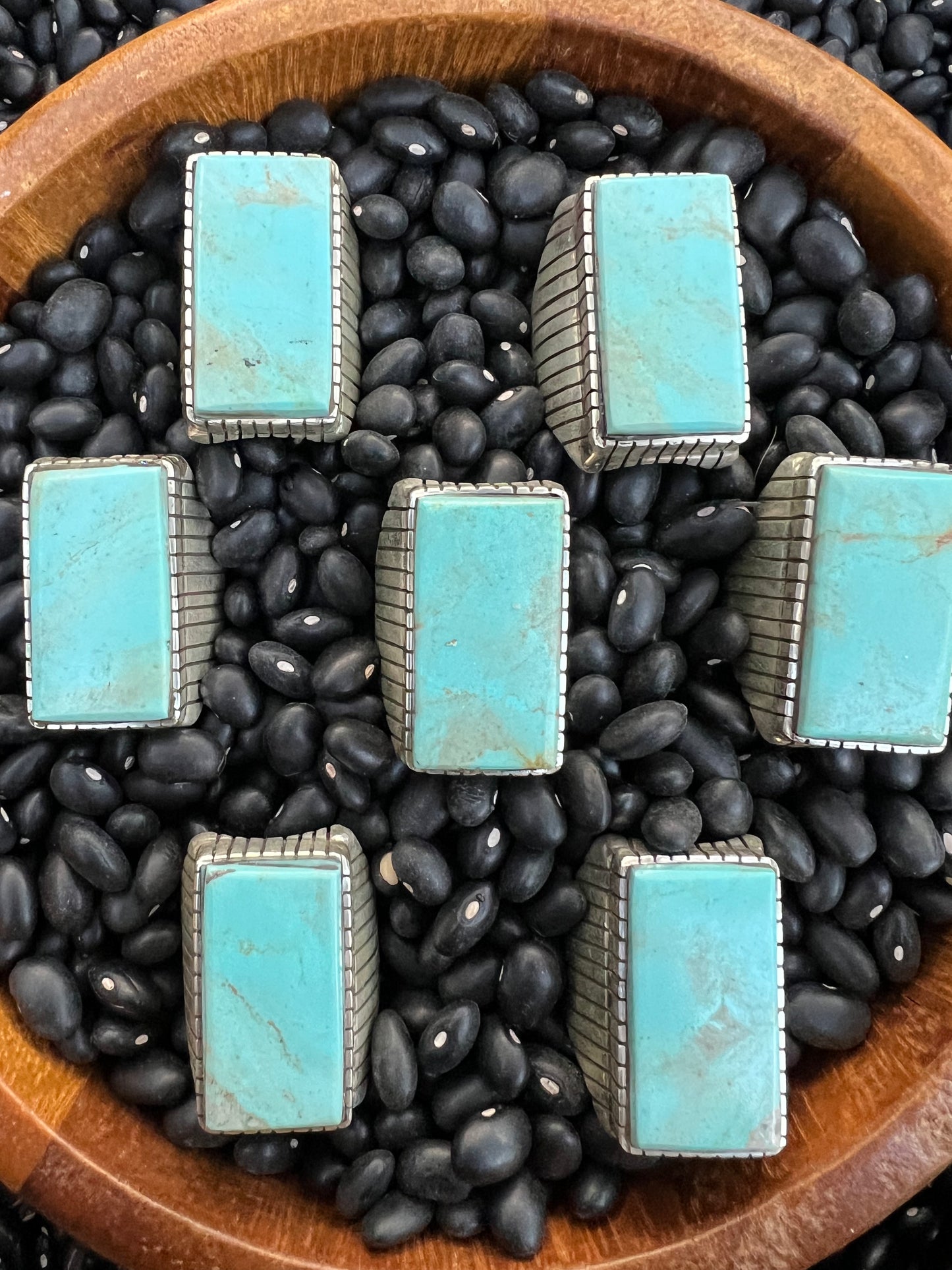 Large Men’s Turquoise Signet Ring