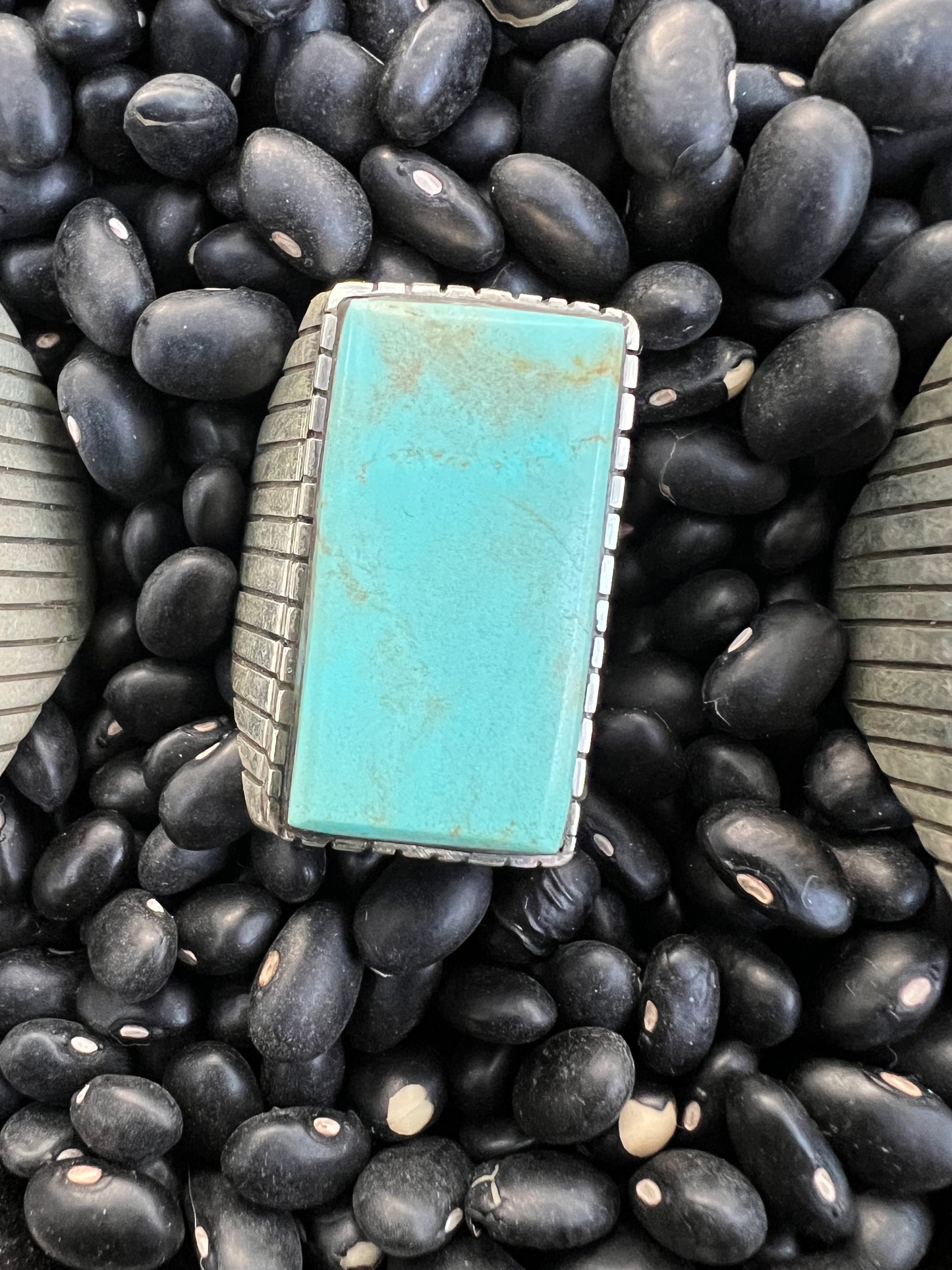 Large Men’s Turquoise Signet Ring
