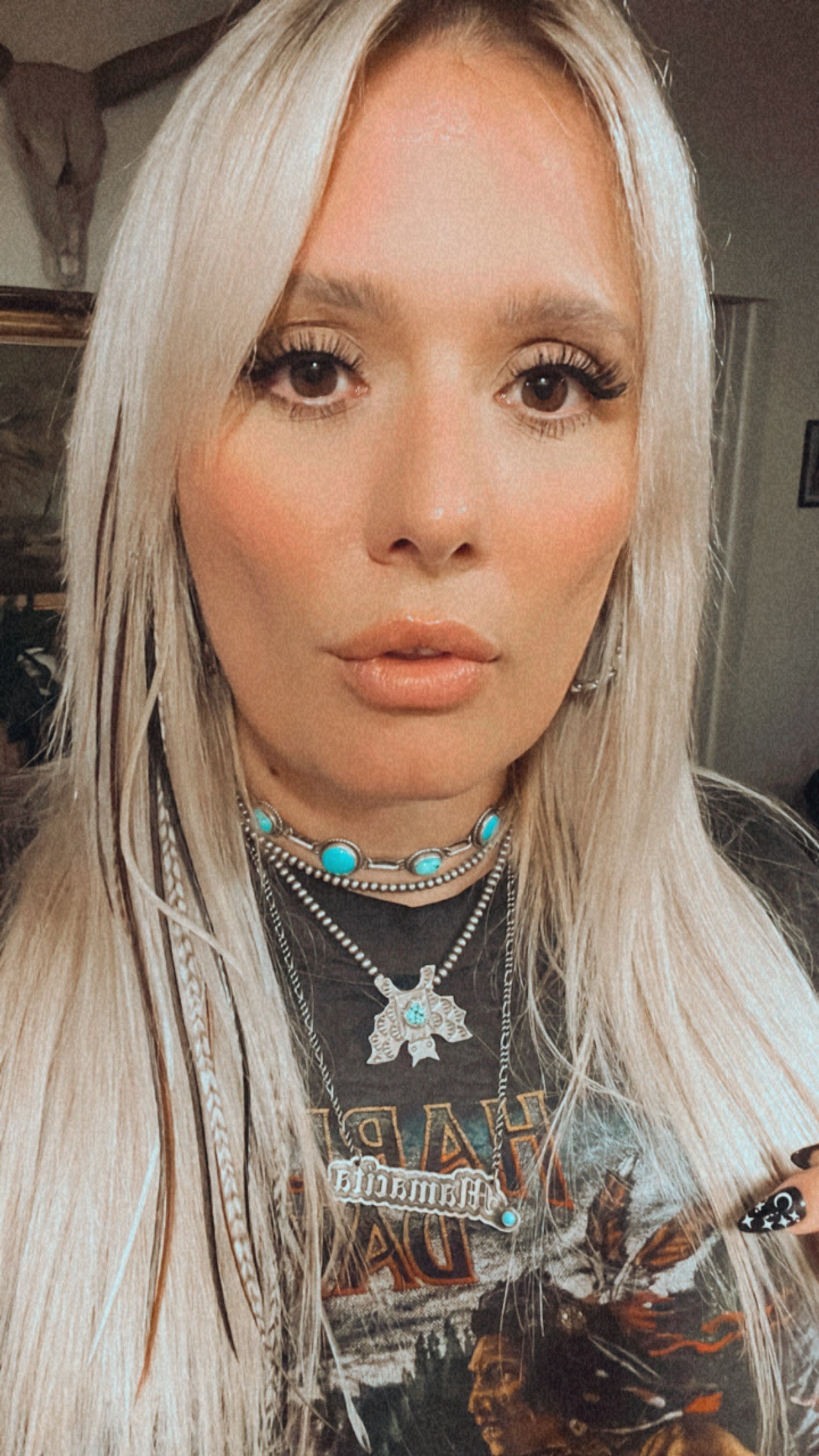 Turquoise Bat Pendant