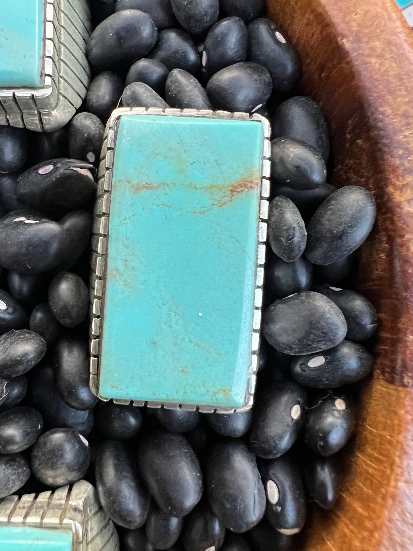 Large Men’s Turquoise Signet Ring