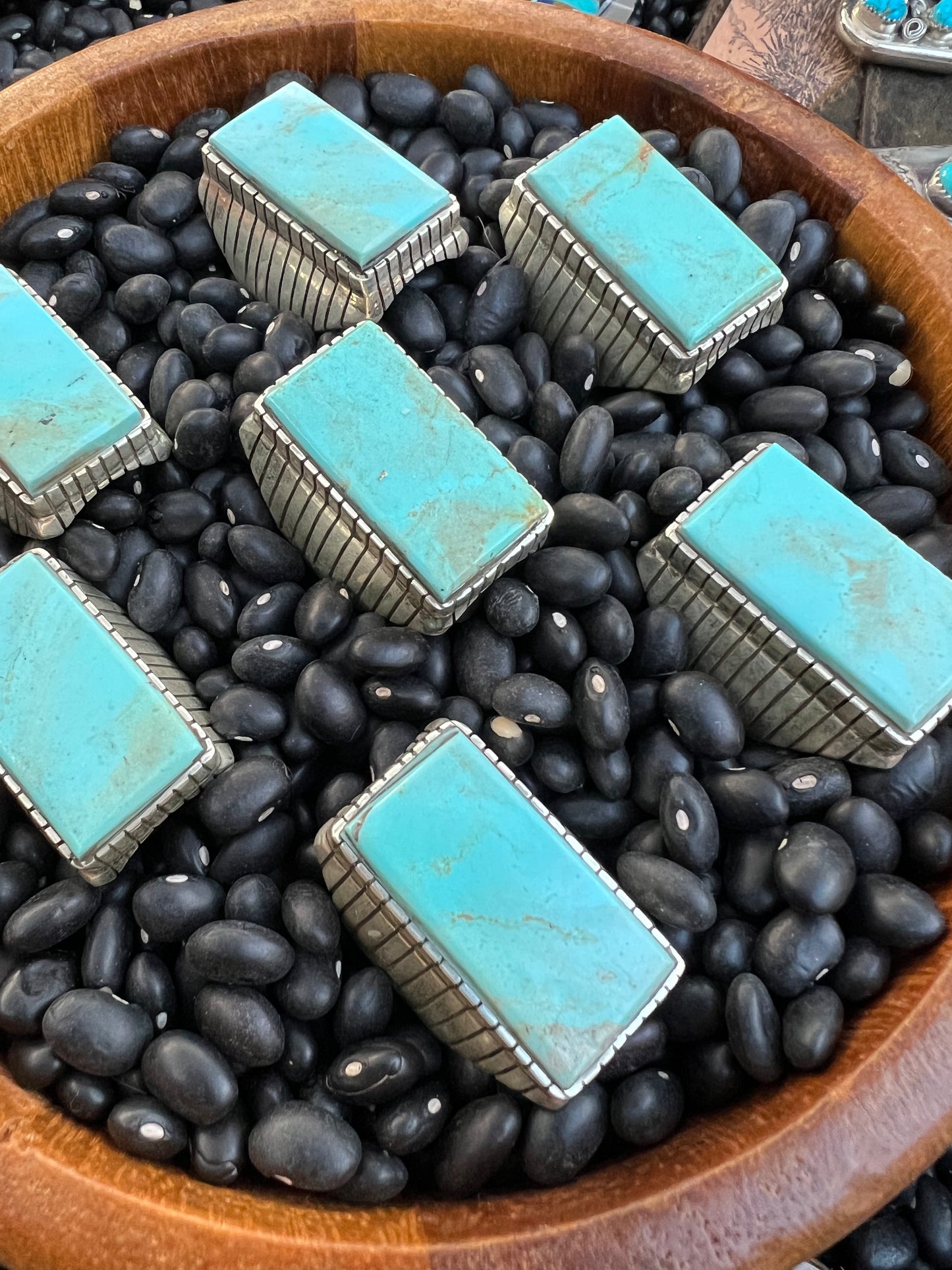 Large Men’s Turquoise Signet Ring