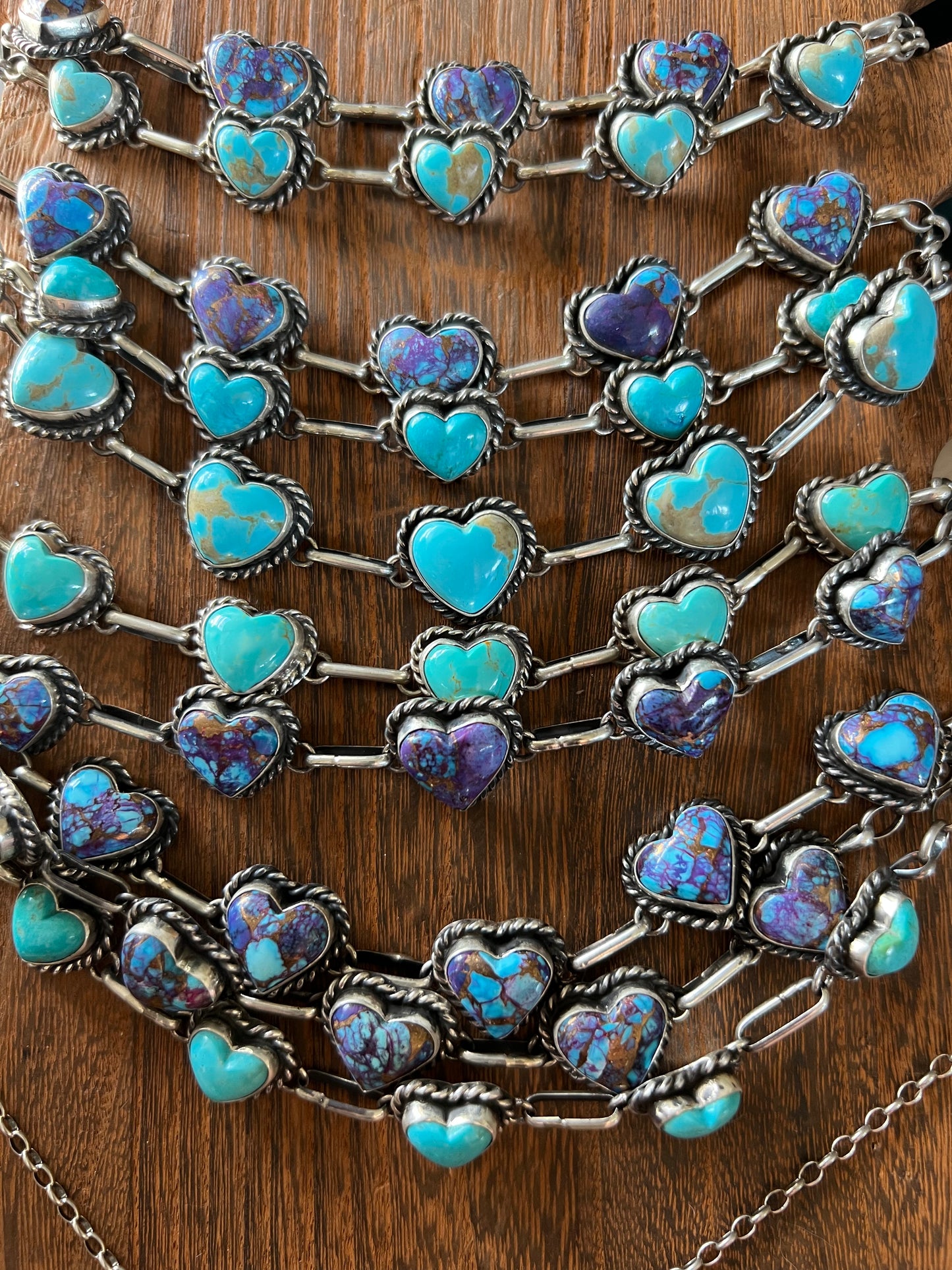 Turquoise Heart Choker