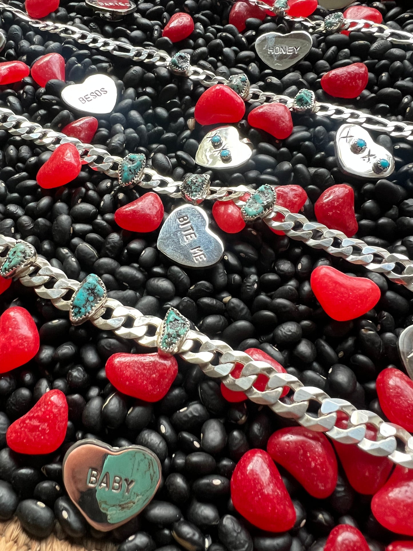 Conversation Heart Pendant or Hat Pin