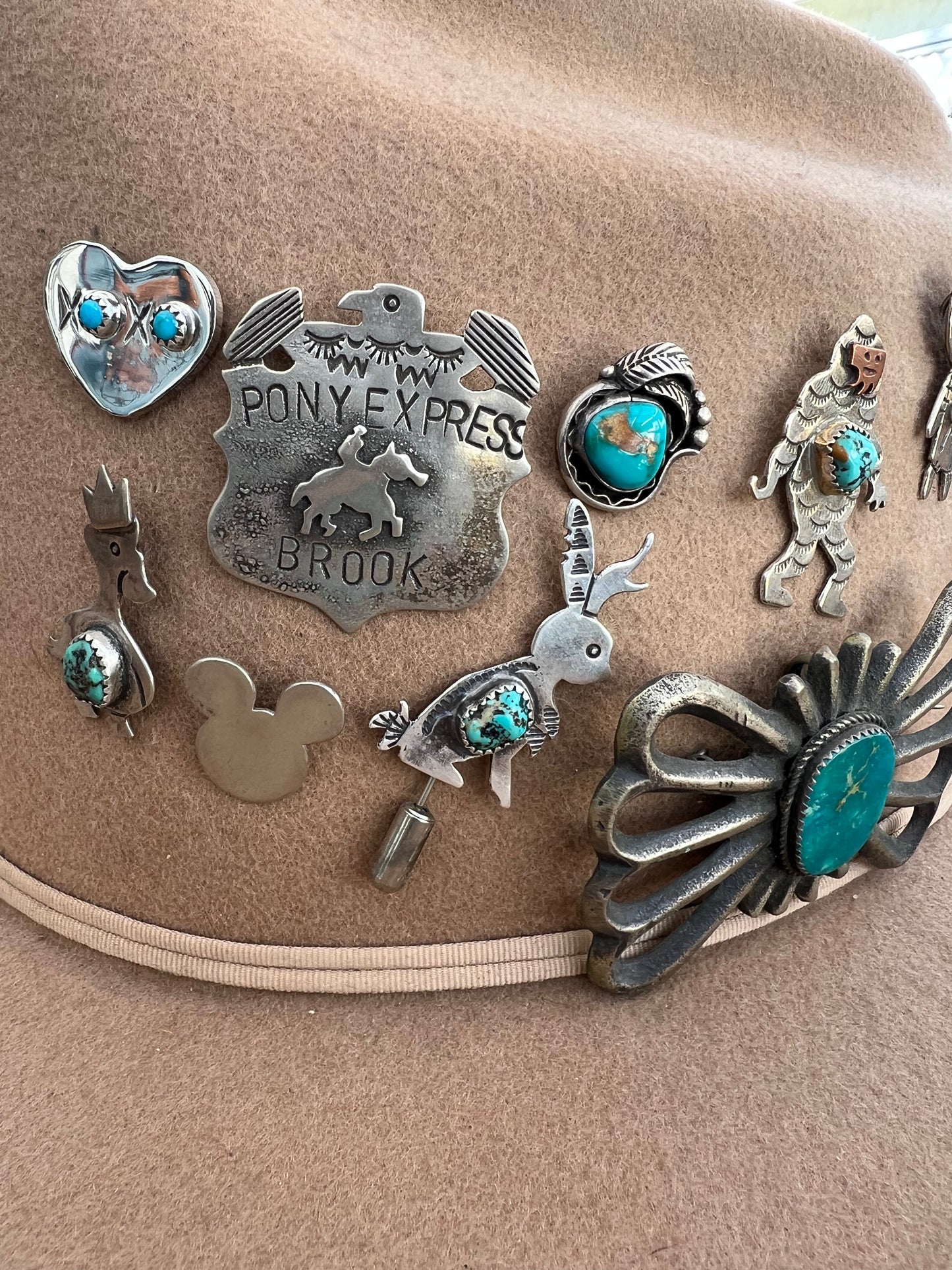 Conversation Heart Pendant or Hat Pin