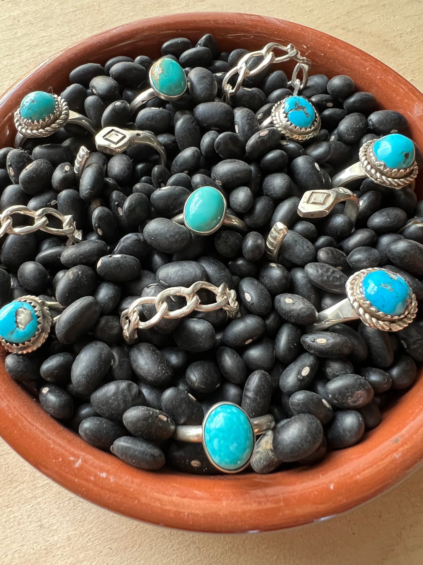 Sterling silver Chain link Ring