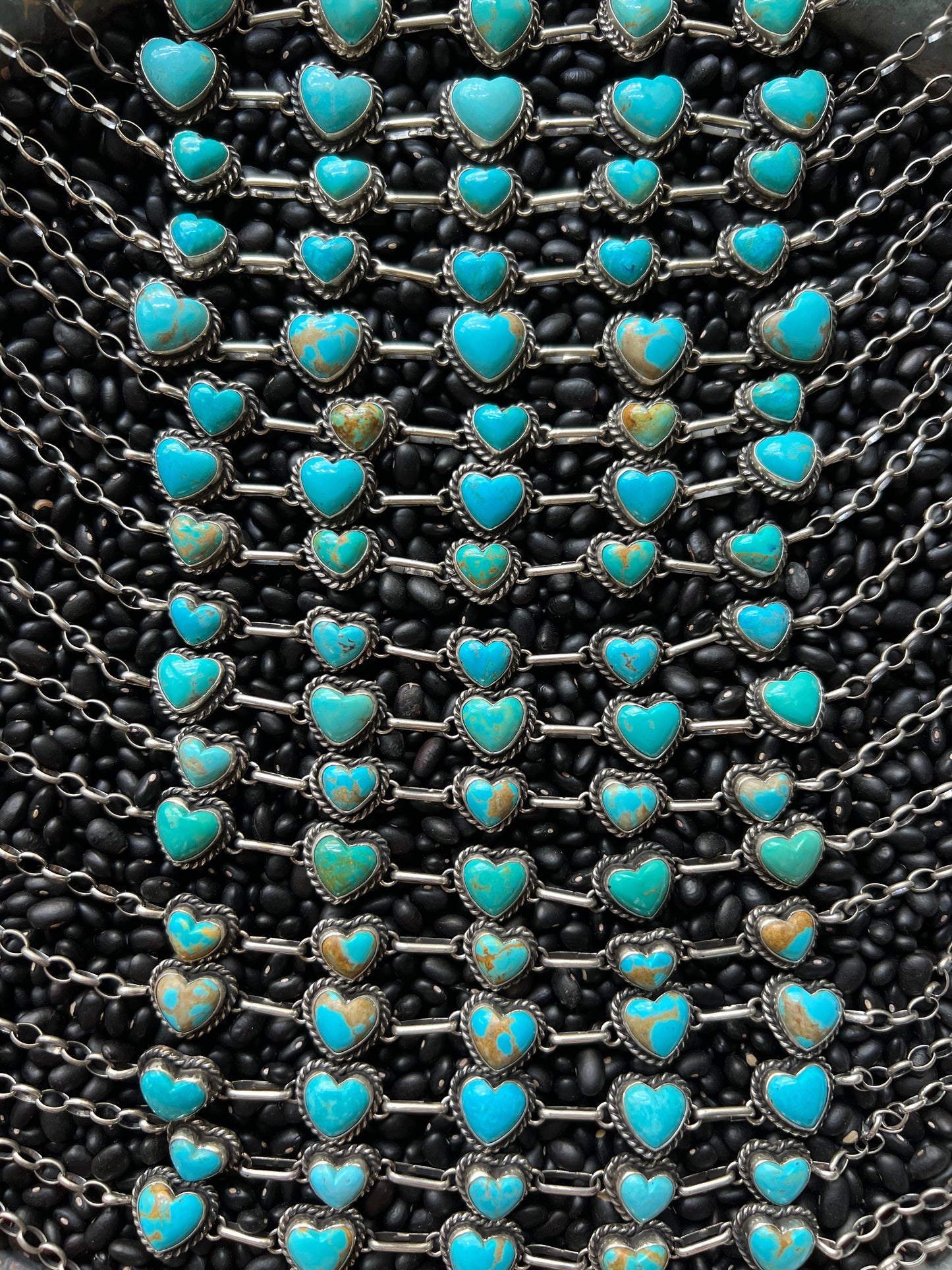Turquoise Heart Choker