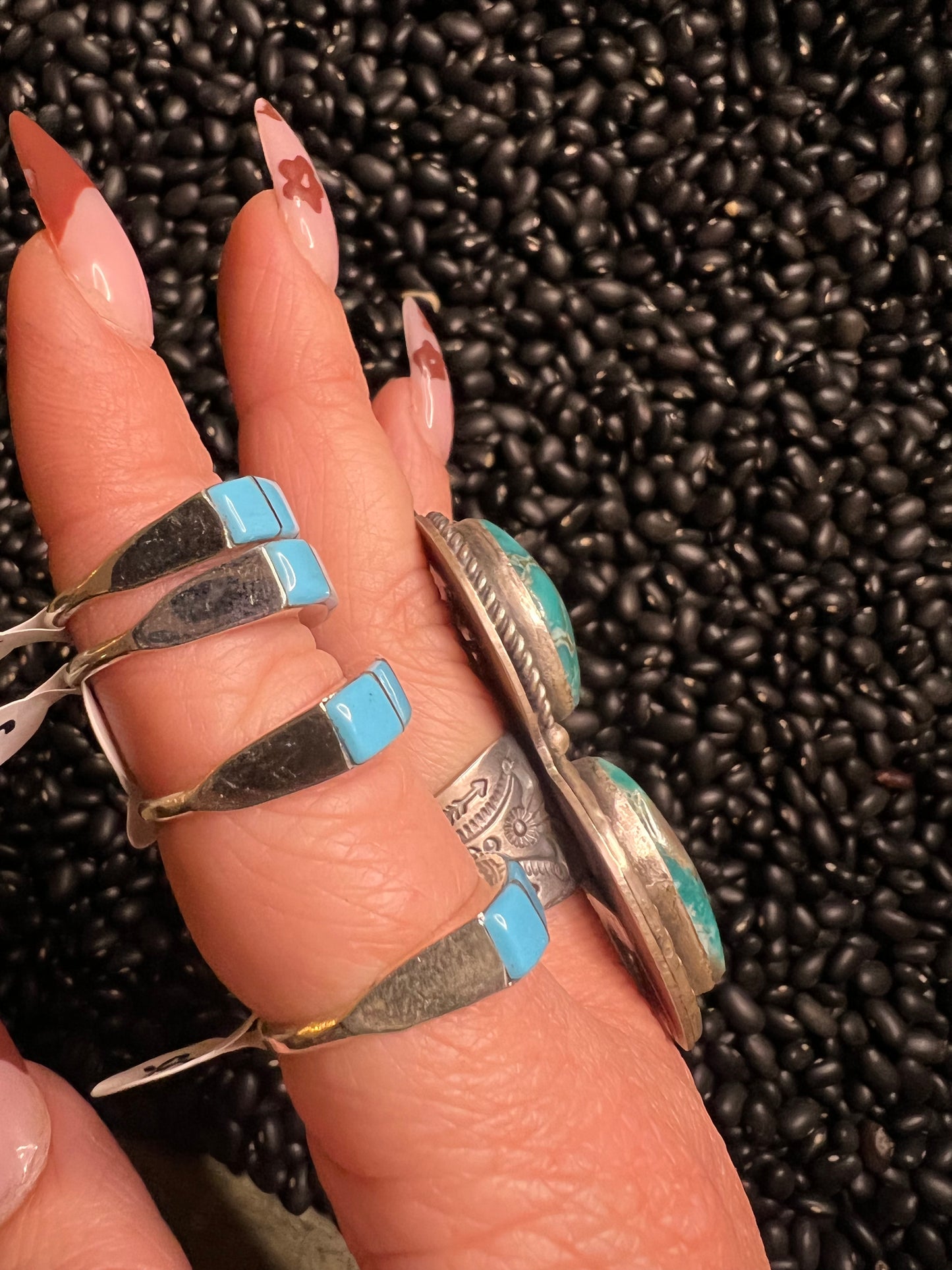 Thick Turquoise Inlay Ring