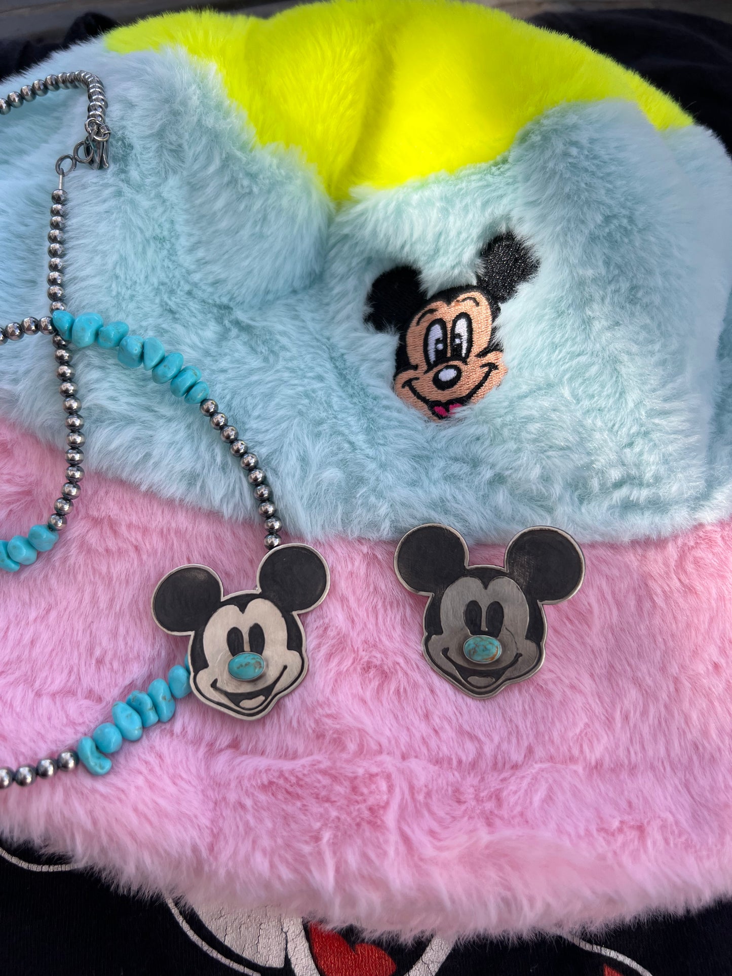 Mickey Turquoise Pendant