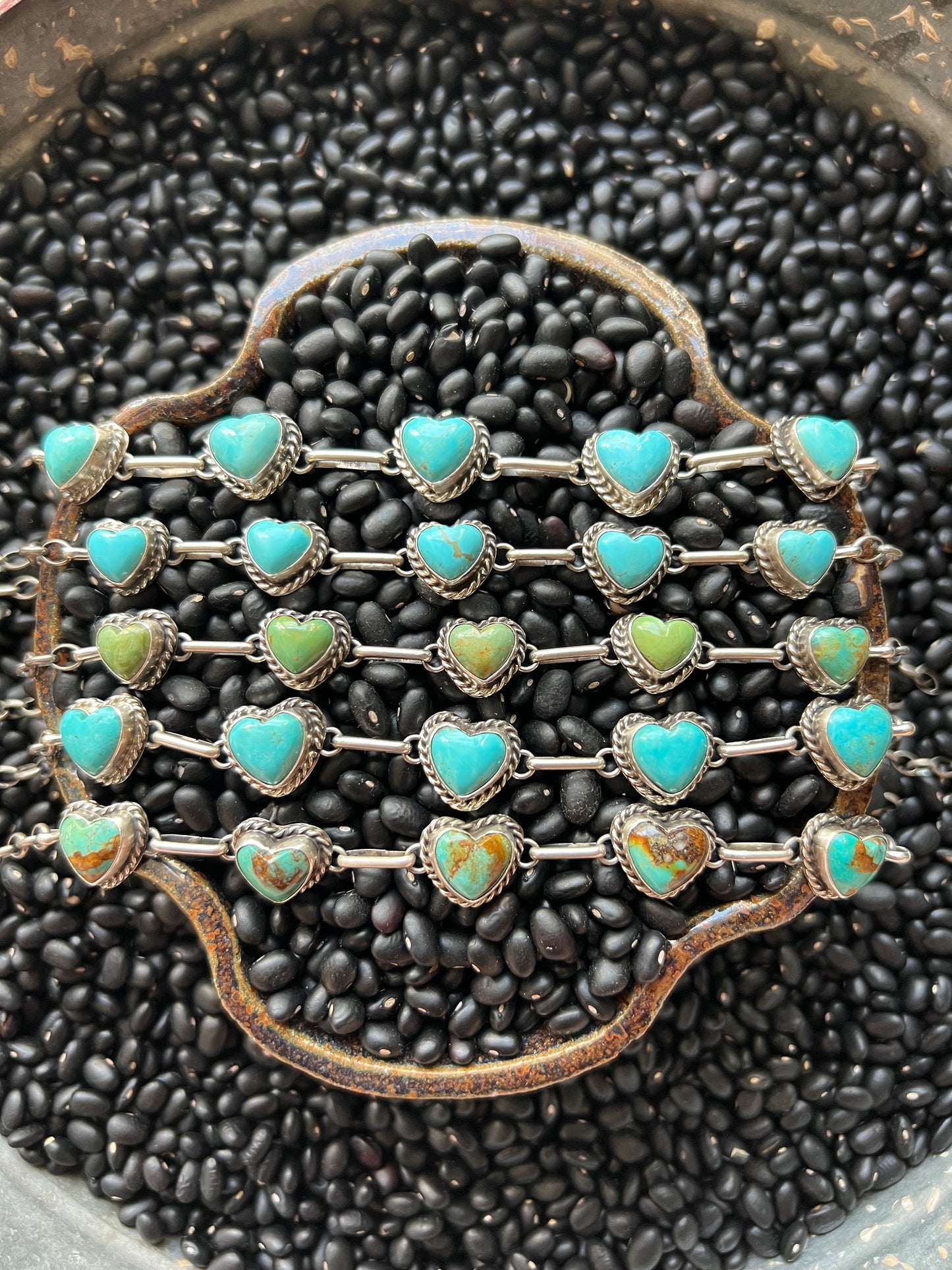 Turquoise Heart Choker