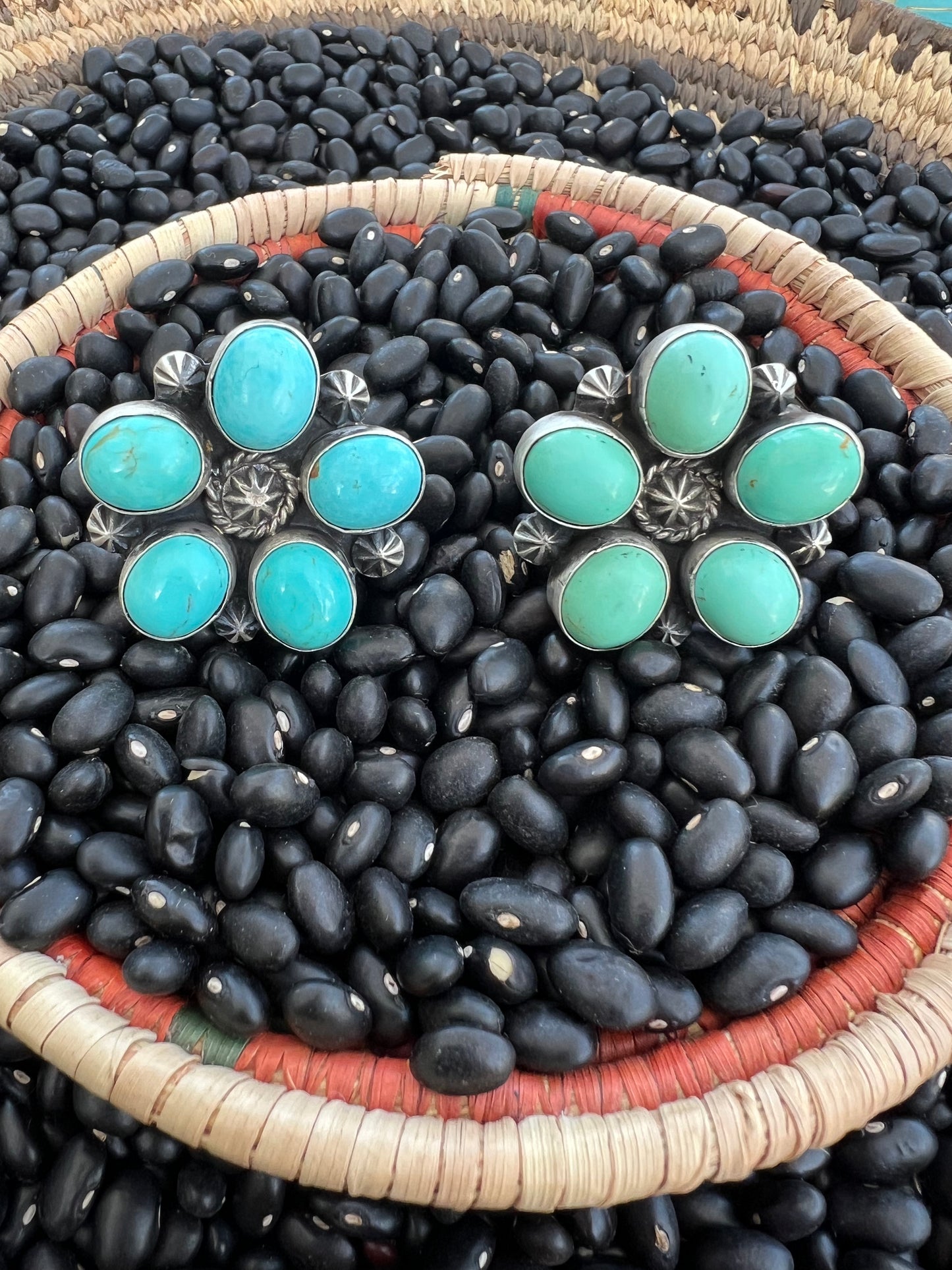 Sunflower Kingman Turquoise Ring