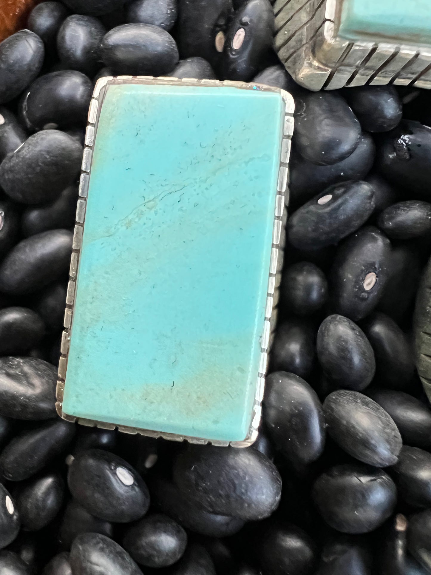 Large Men’s Turquoise Signet Ring