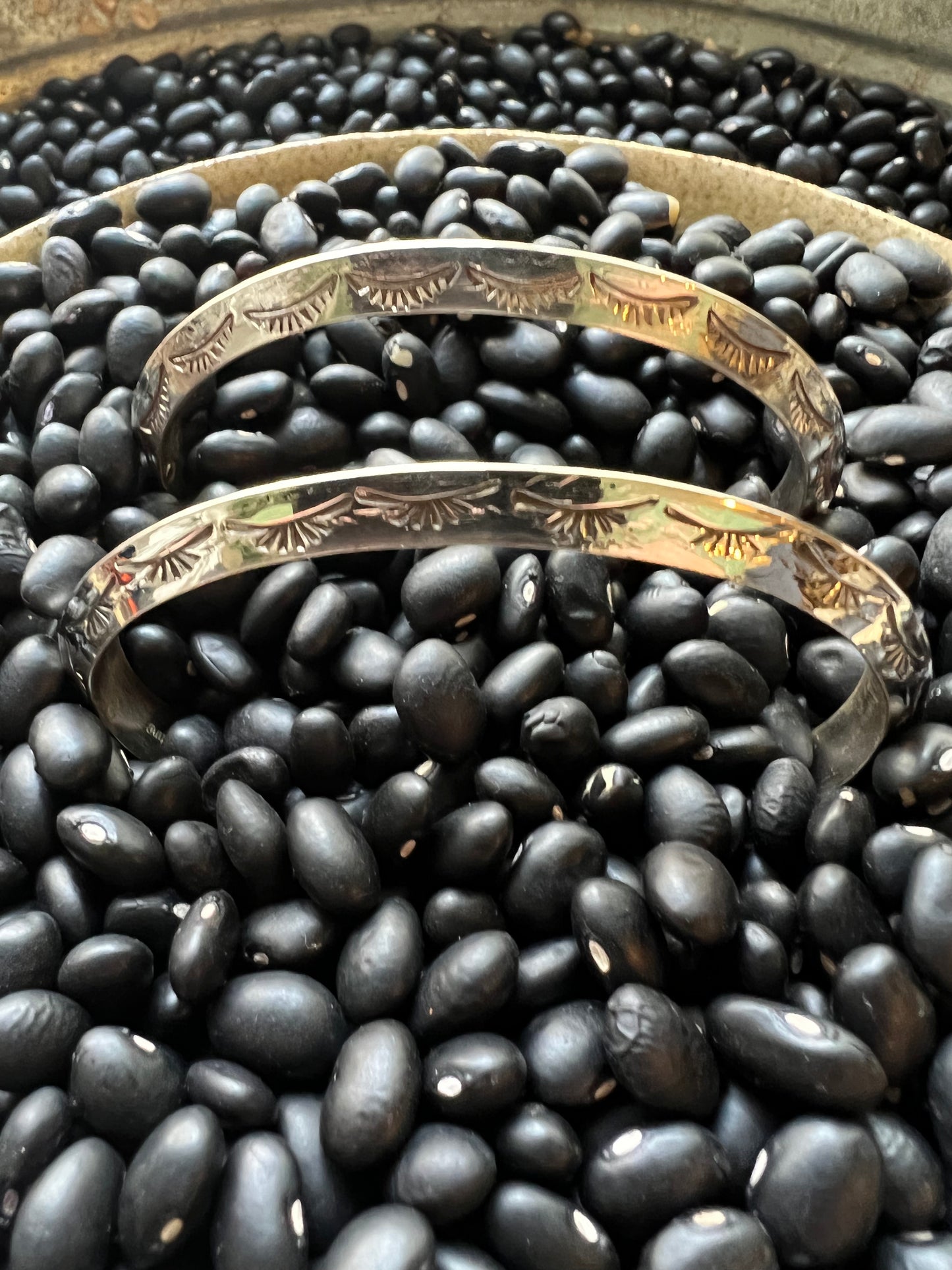 Heavy Hand Stamped Cuff