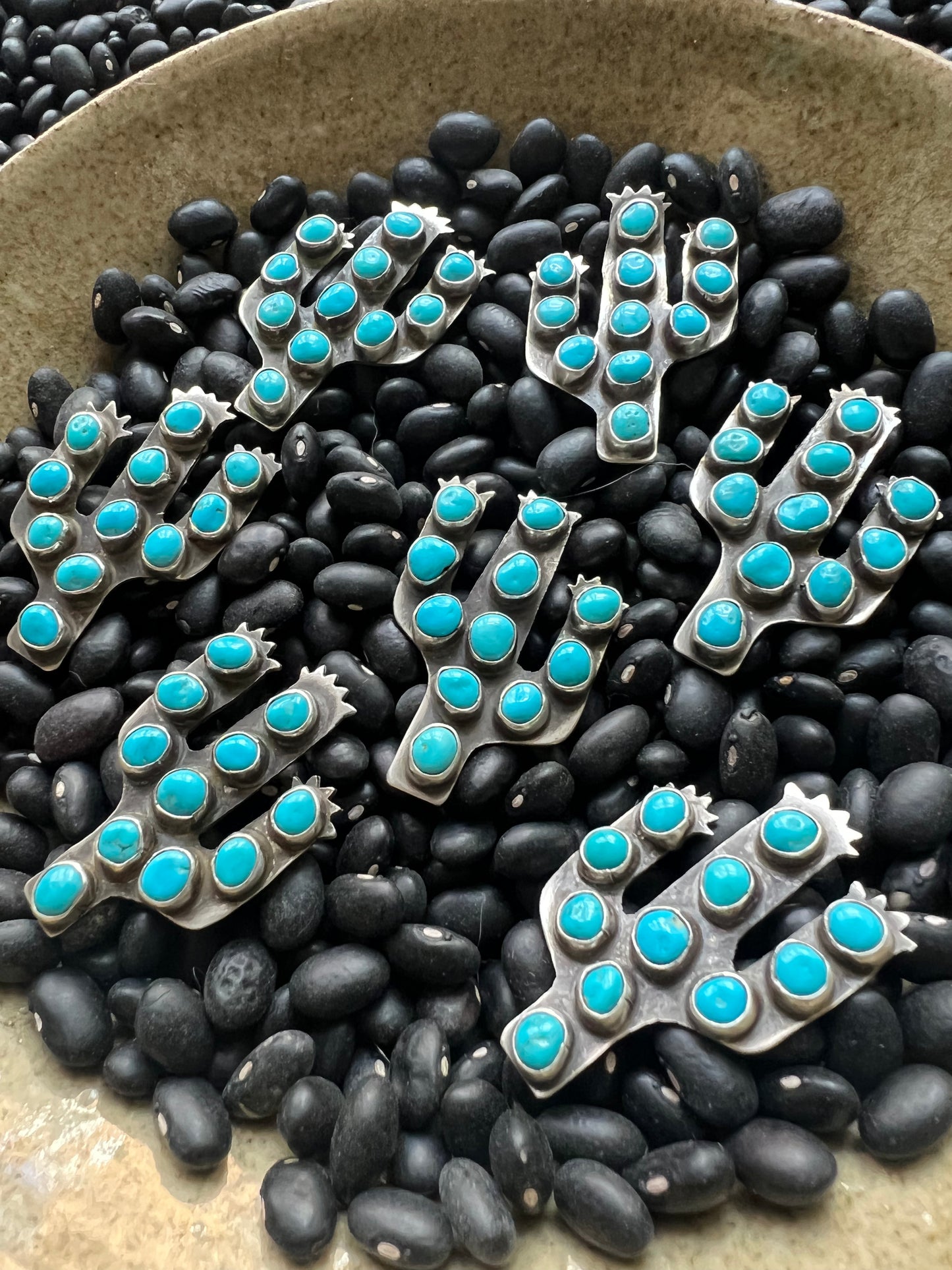 Turquoise Cactus Pendant