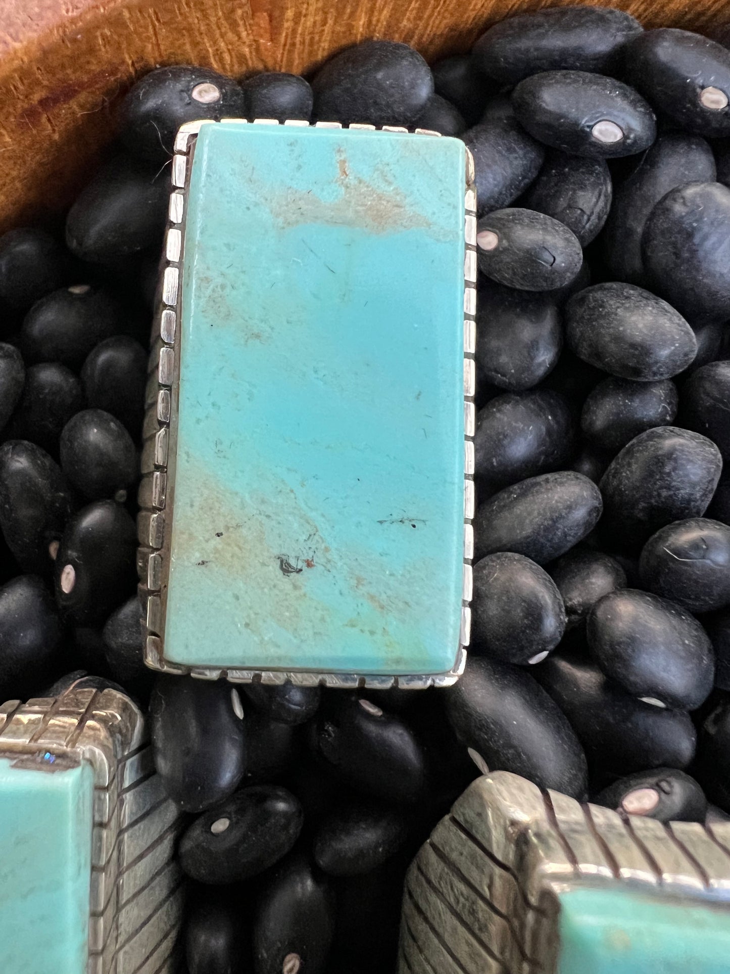 Large Men’s Turquoise Signet Ring