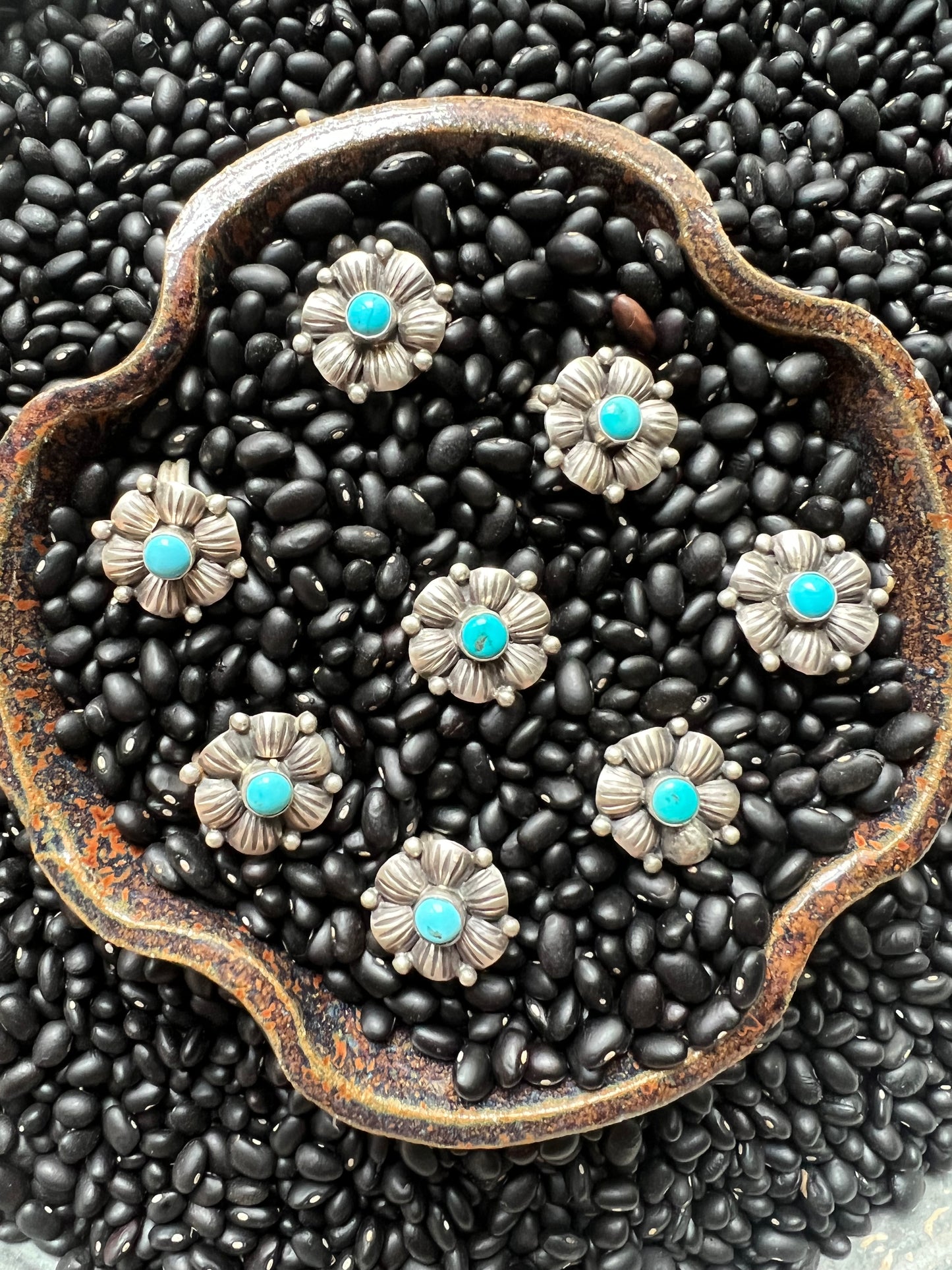 Turquoise Flower Ring