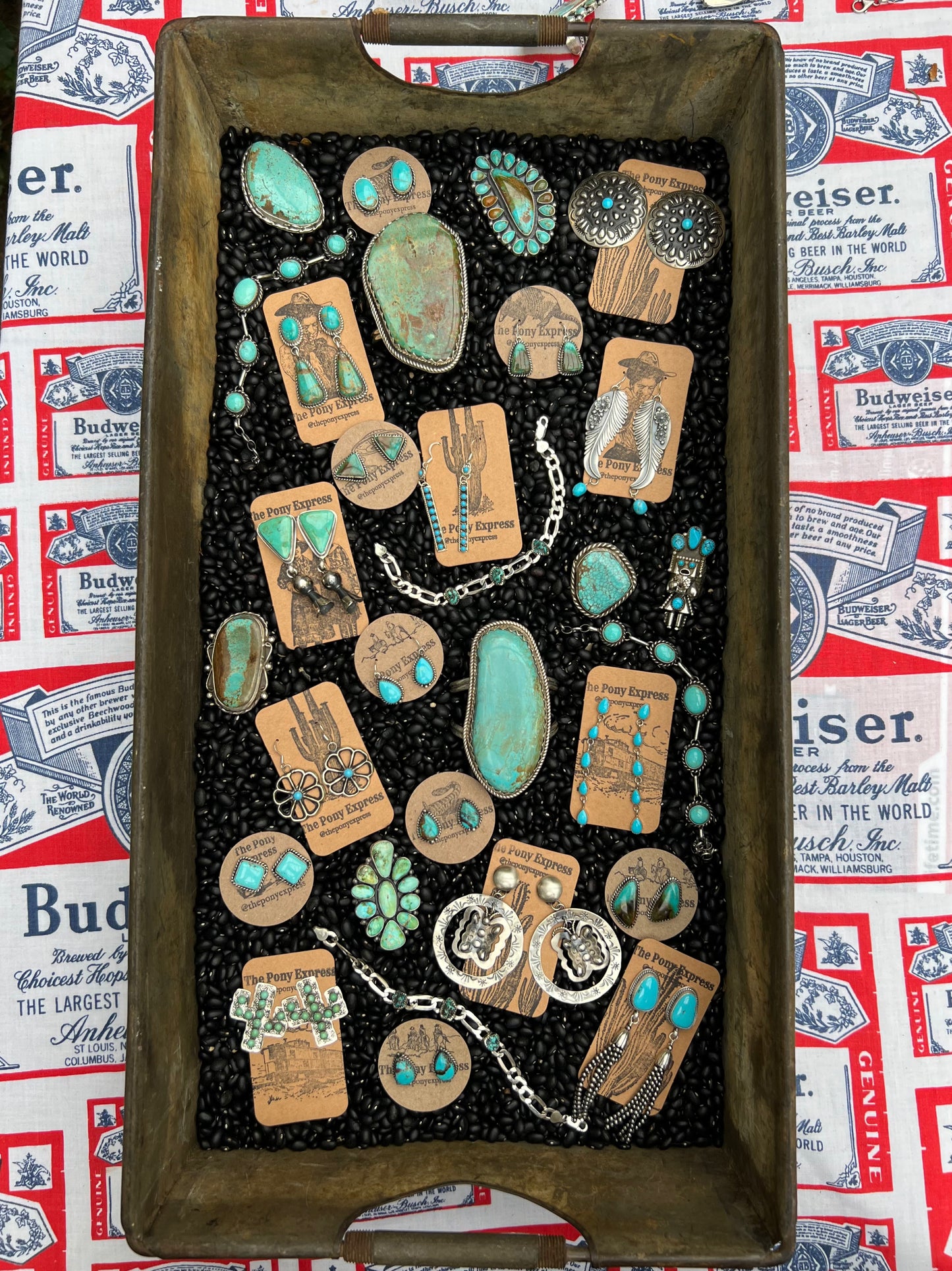 Huge Turquoise Slab Cuff