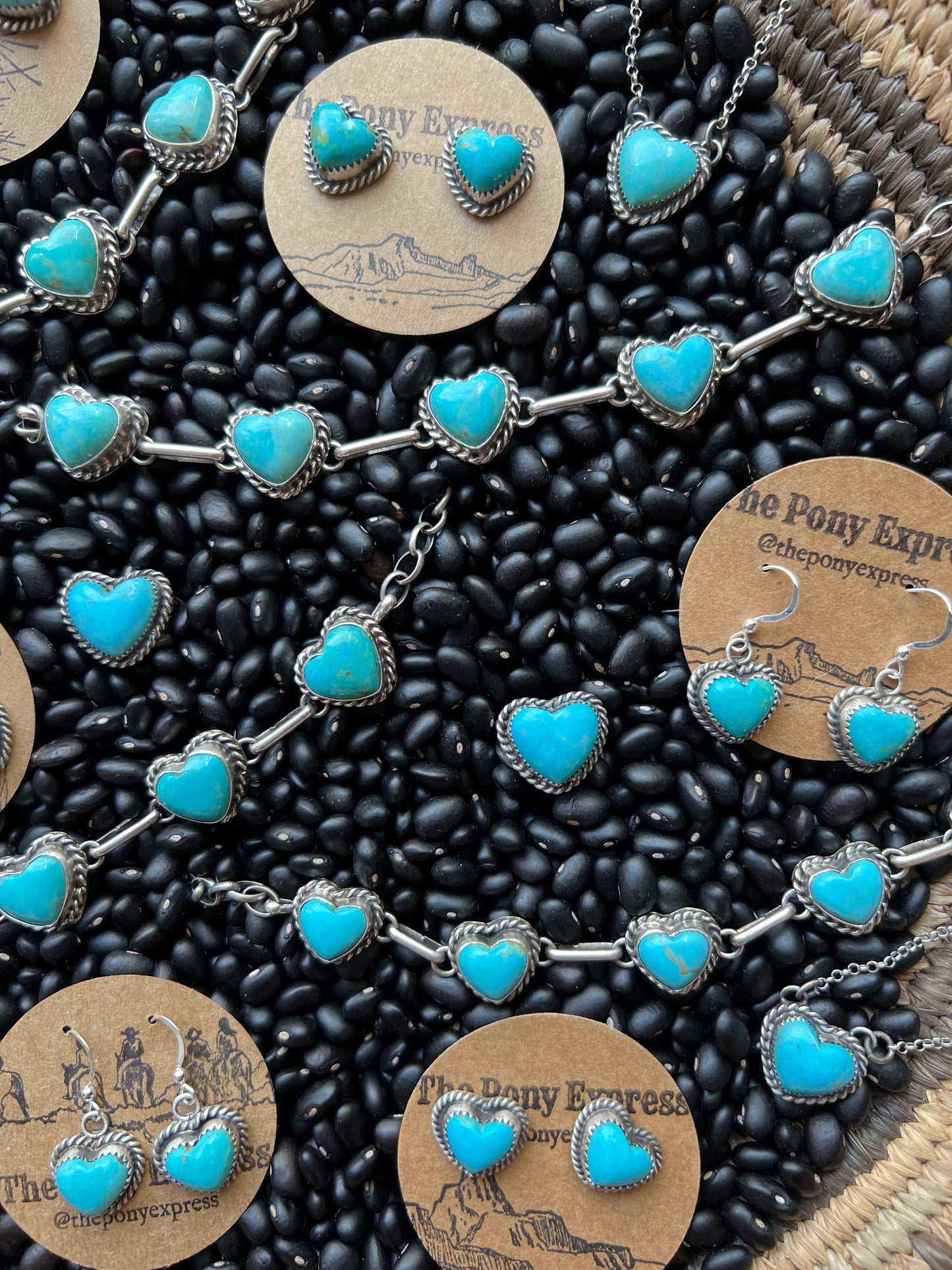 Turquoise Heart Choker