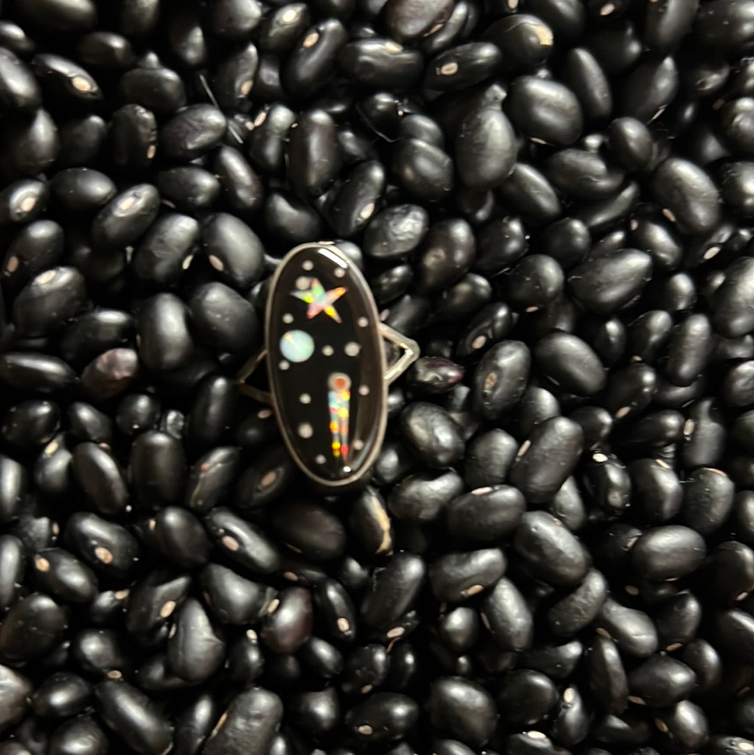 Native American Inlay Space Ring