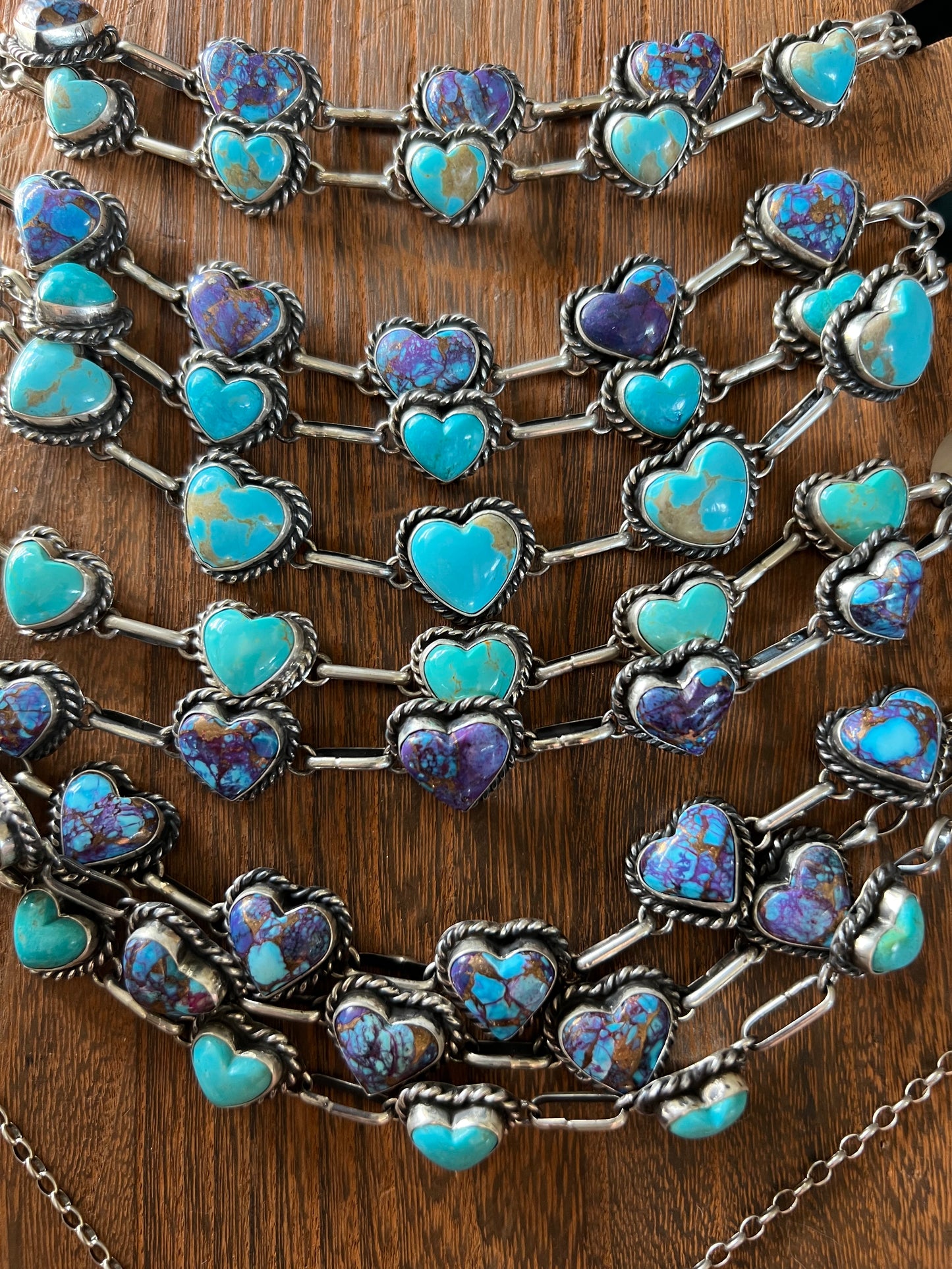 Turquoise Heart Choker