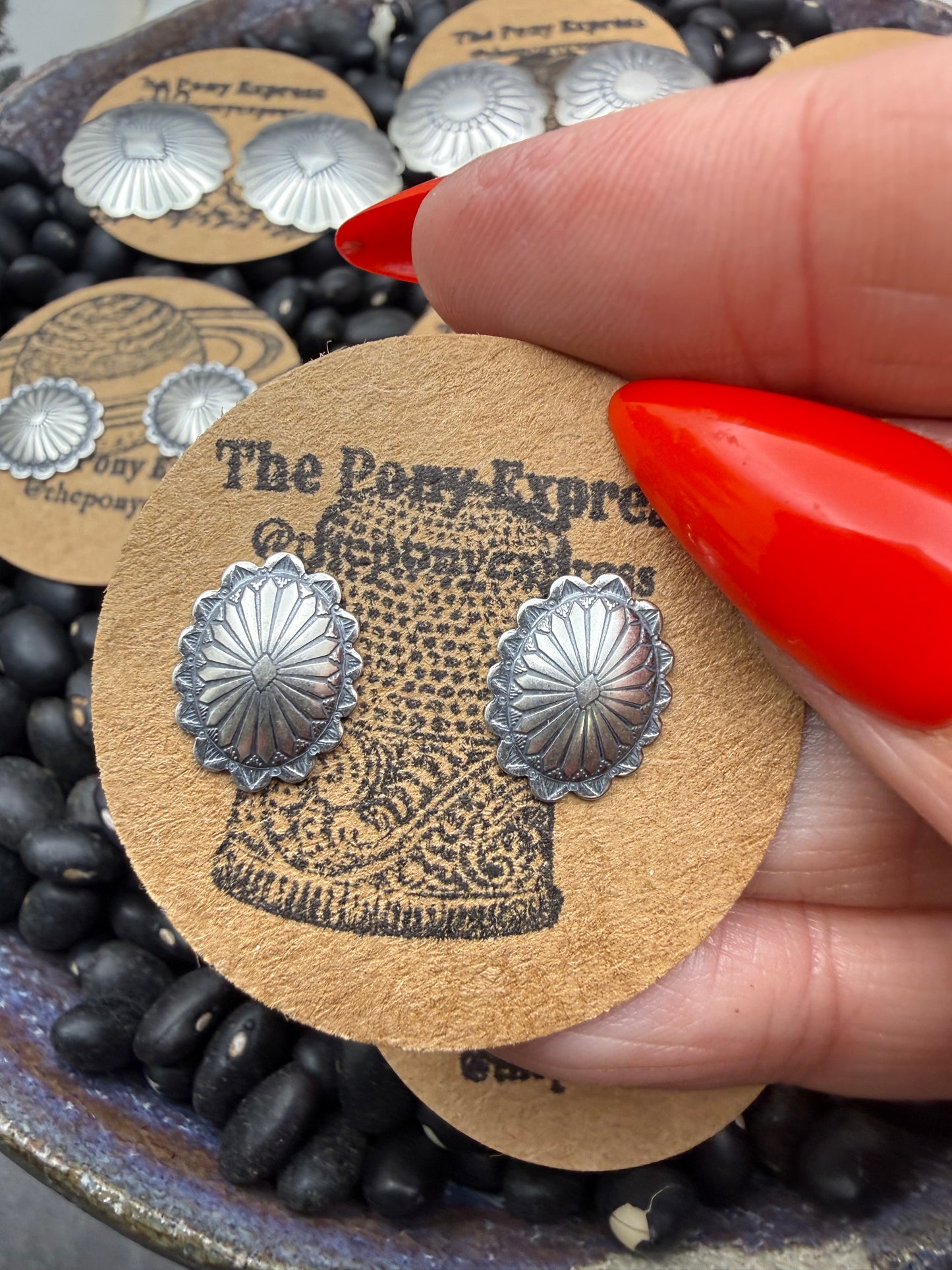 Conchito Sterling Silver Studs