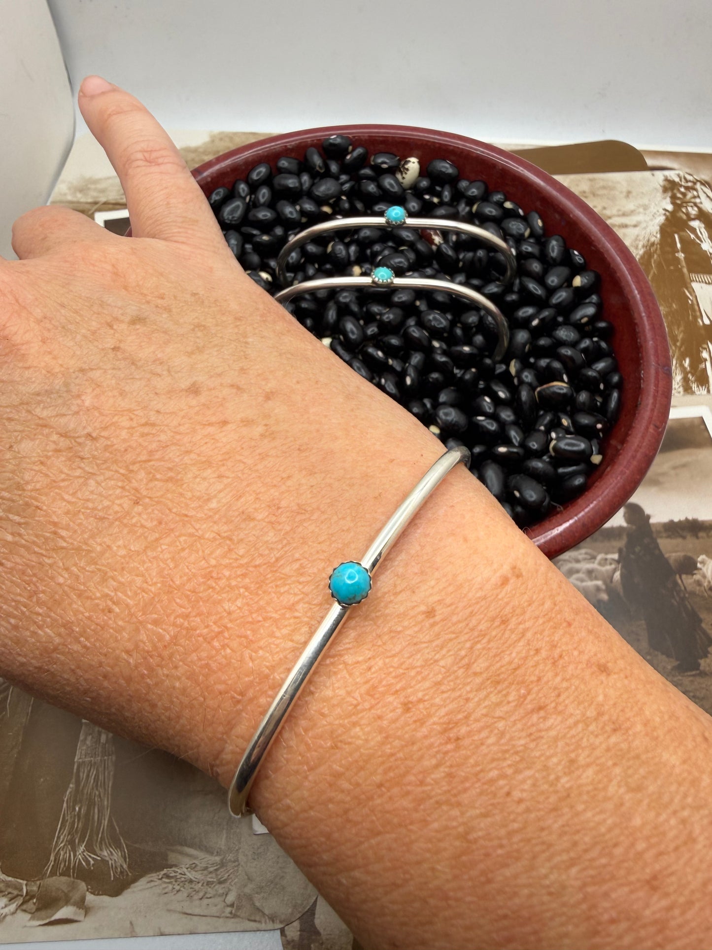 Thin Turquoise Cuff