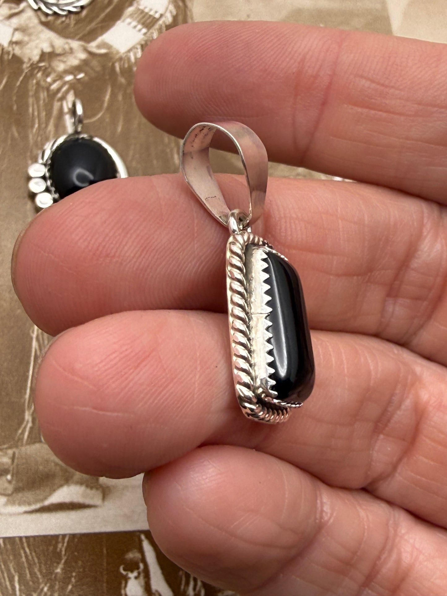 Onyx Pendants