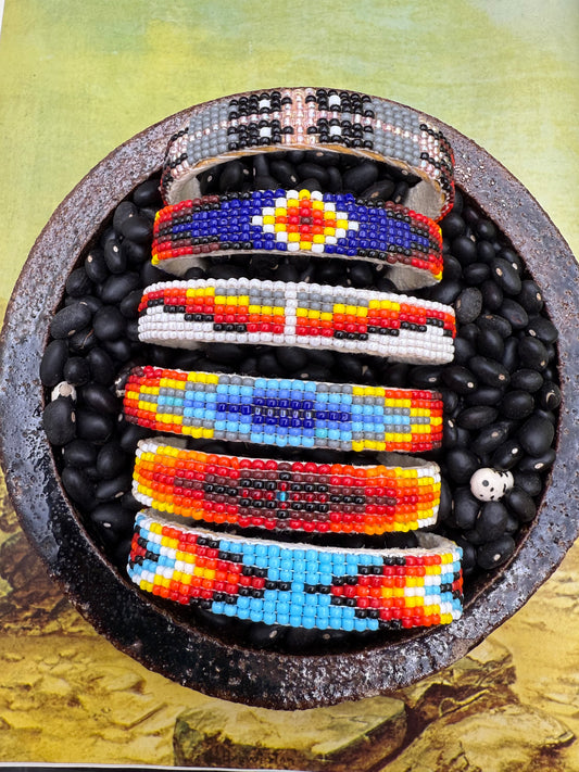 Native American Hand Beaded cuffs