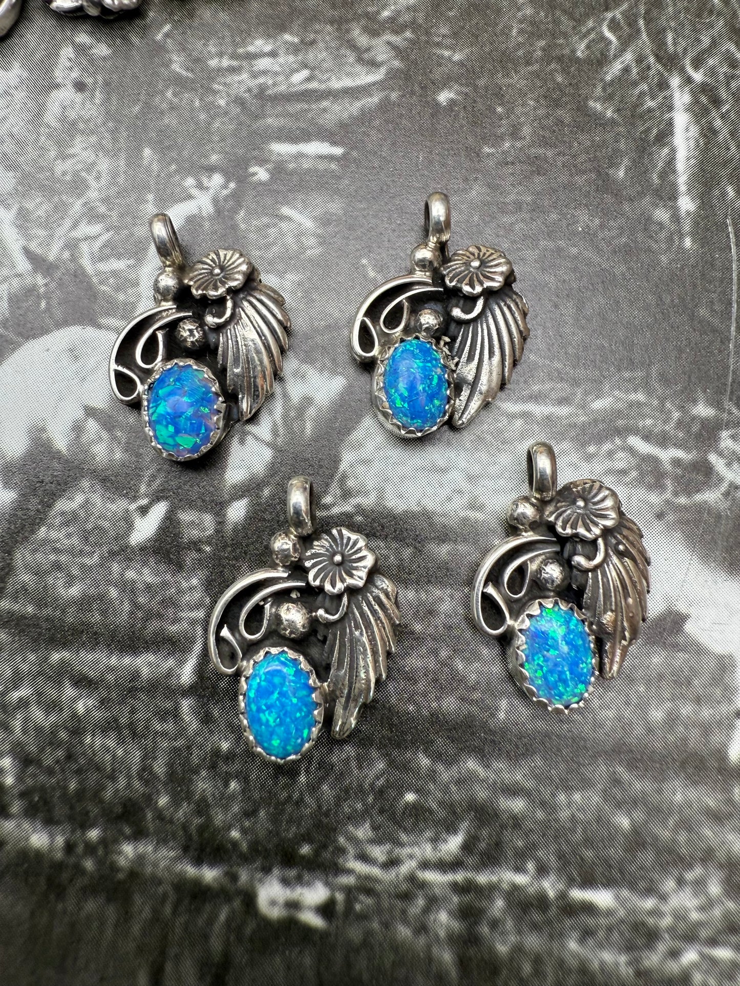 Native American Charm with Leaf motif