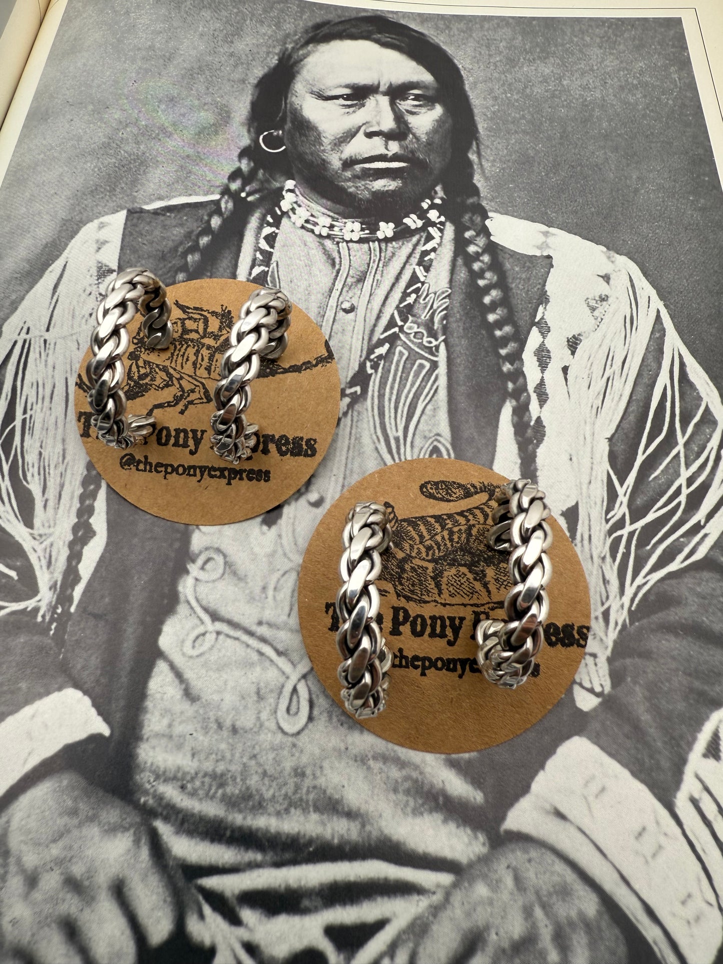 Rock n Roll Handmade Hoop