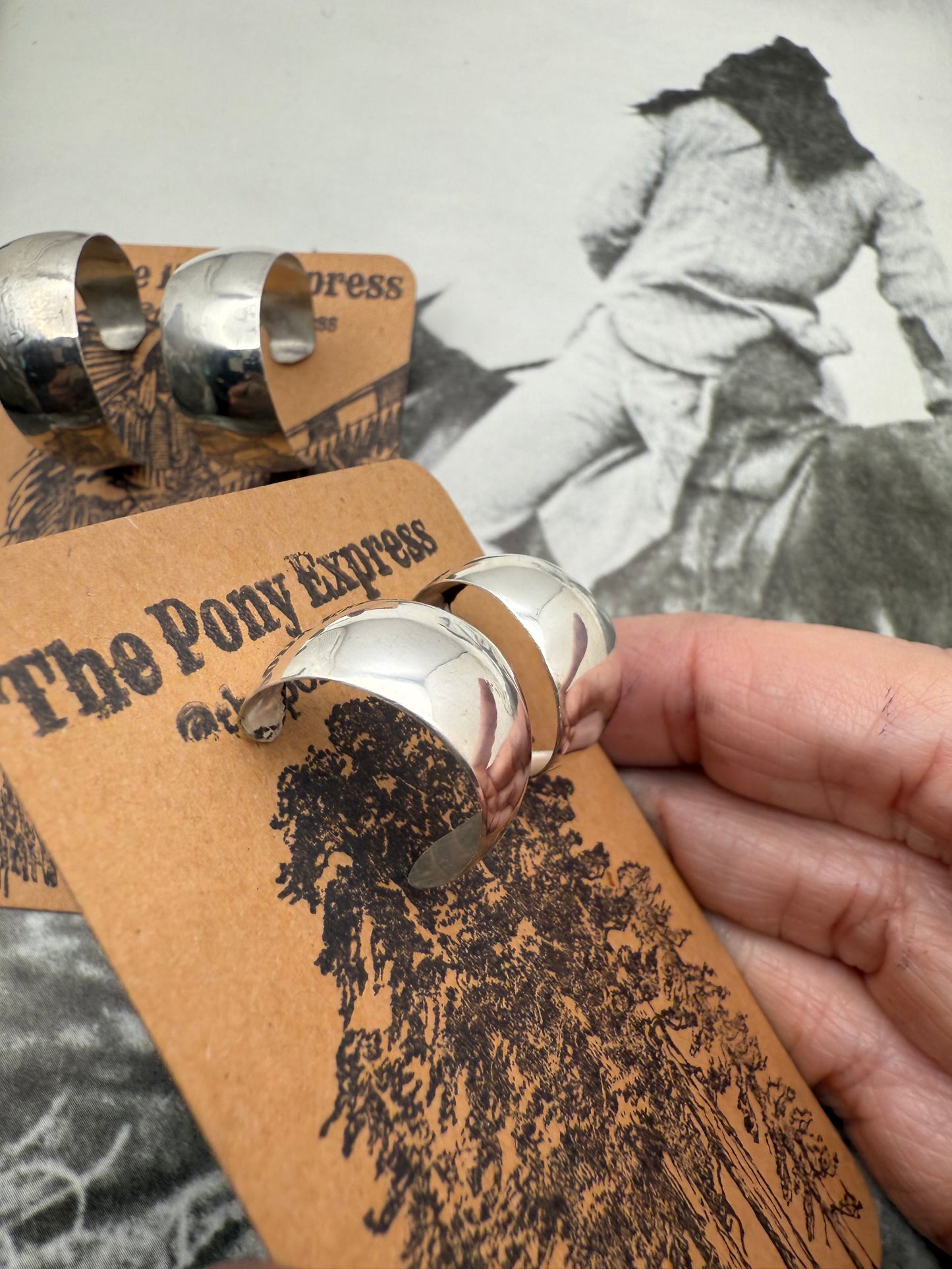 Sterling Silver Handmade Hoops