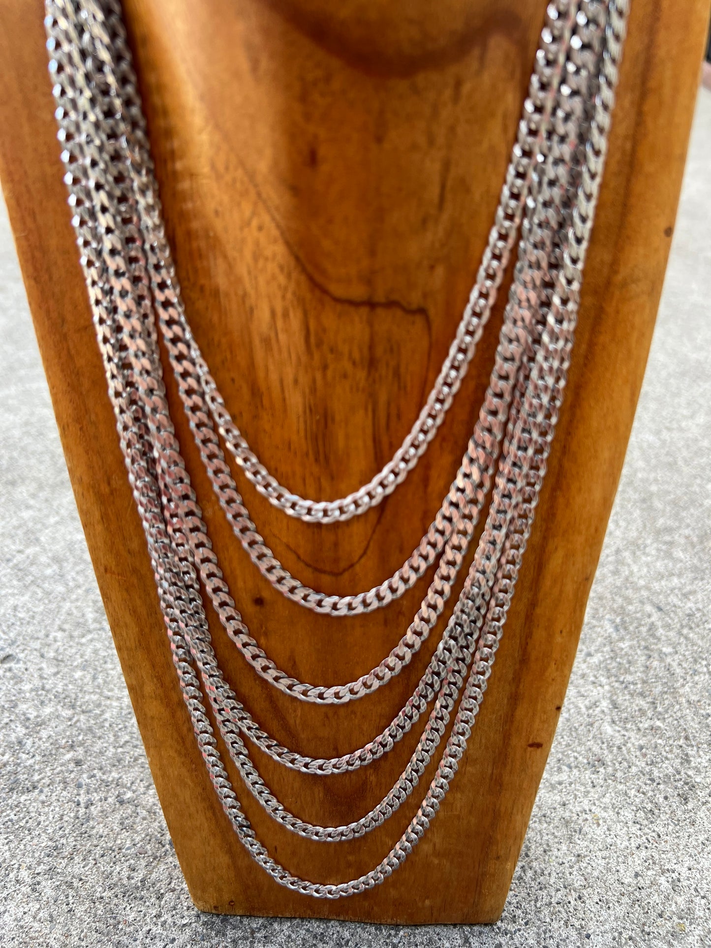 5.2 mm Curb Chain Sterling Silver