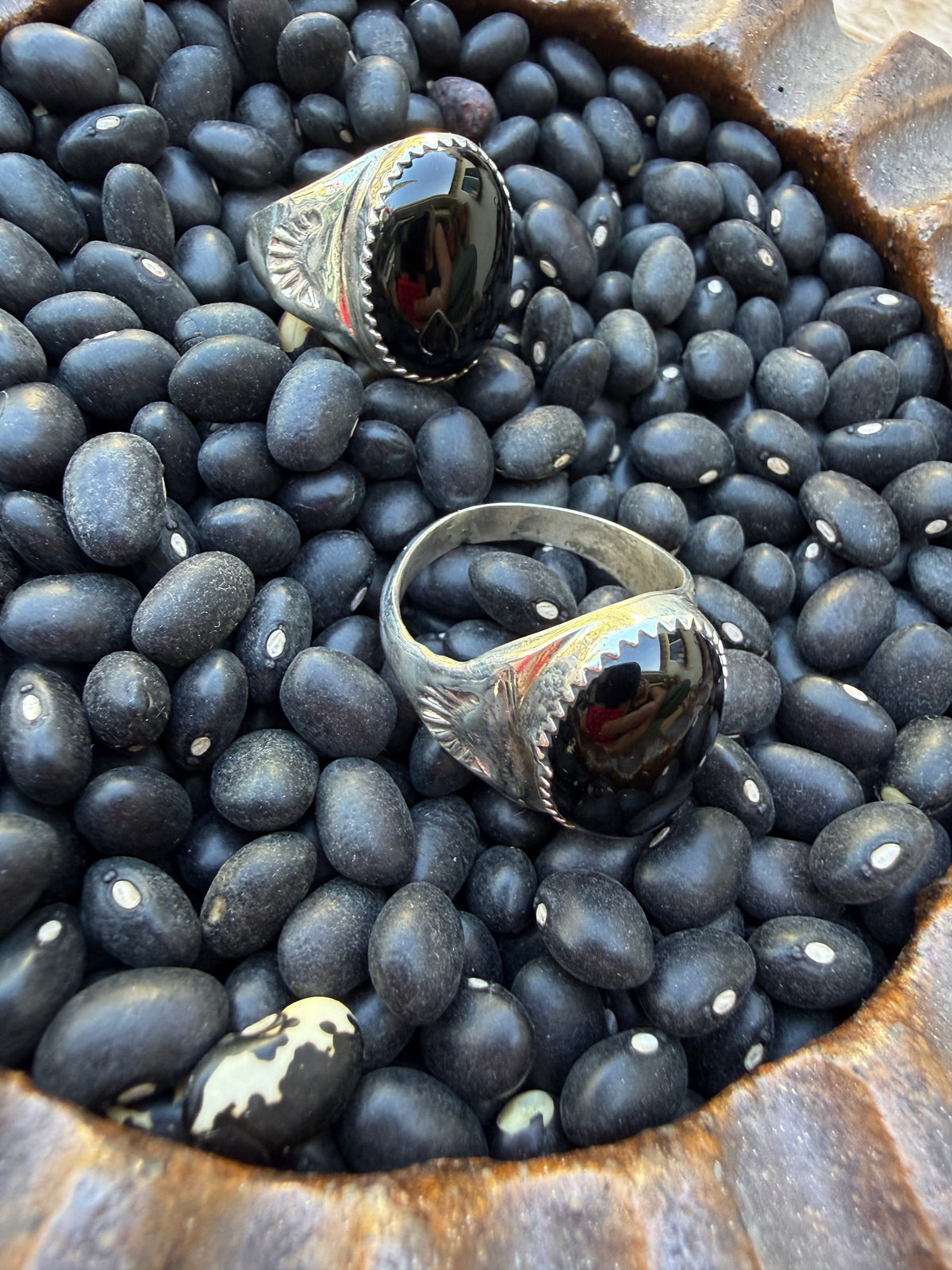 Black Onyx Signet Ring