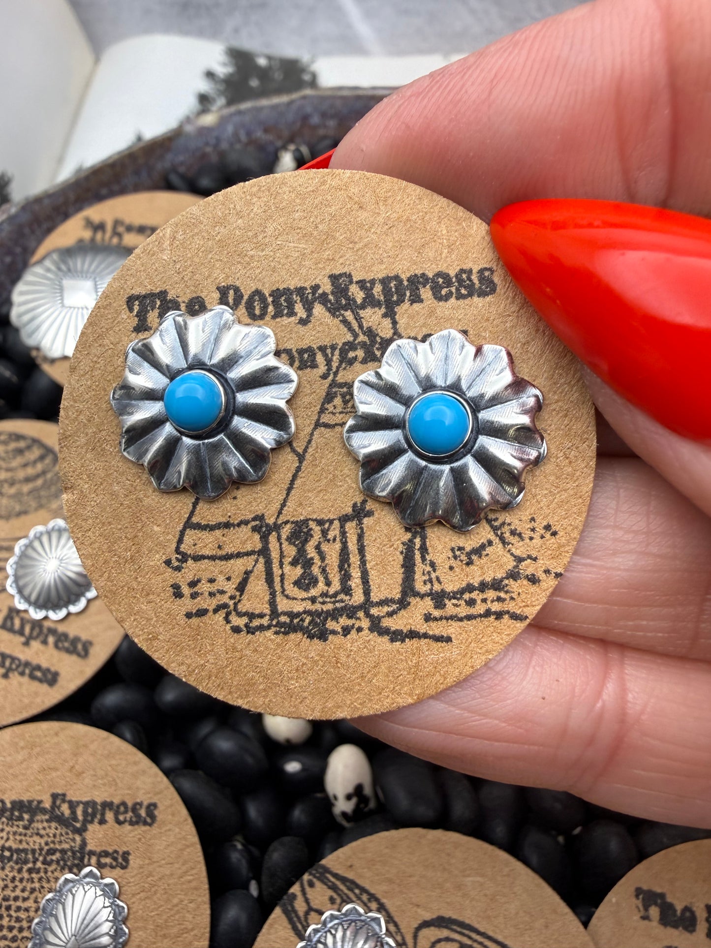 Conchito Sterling Silver Studs