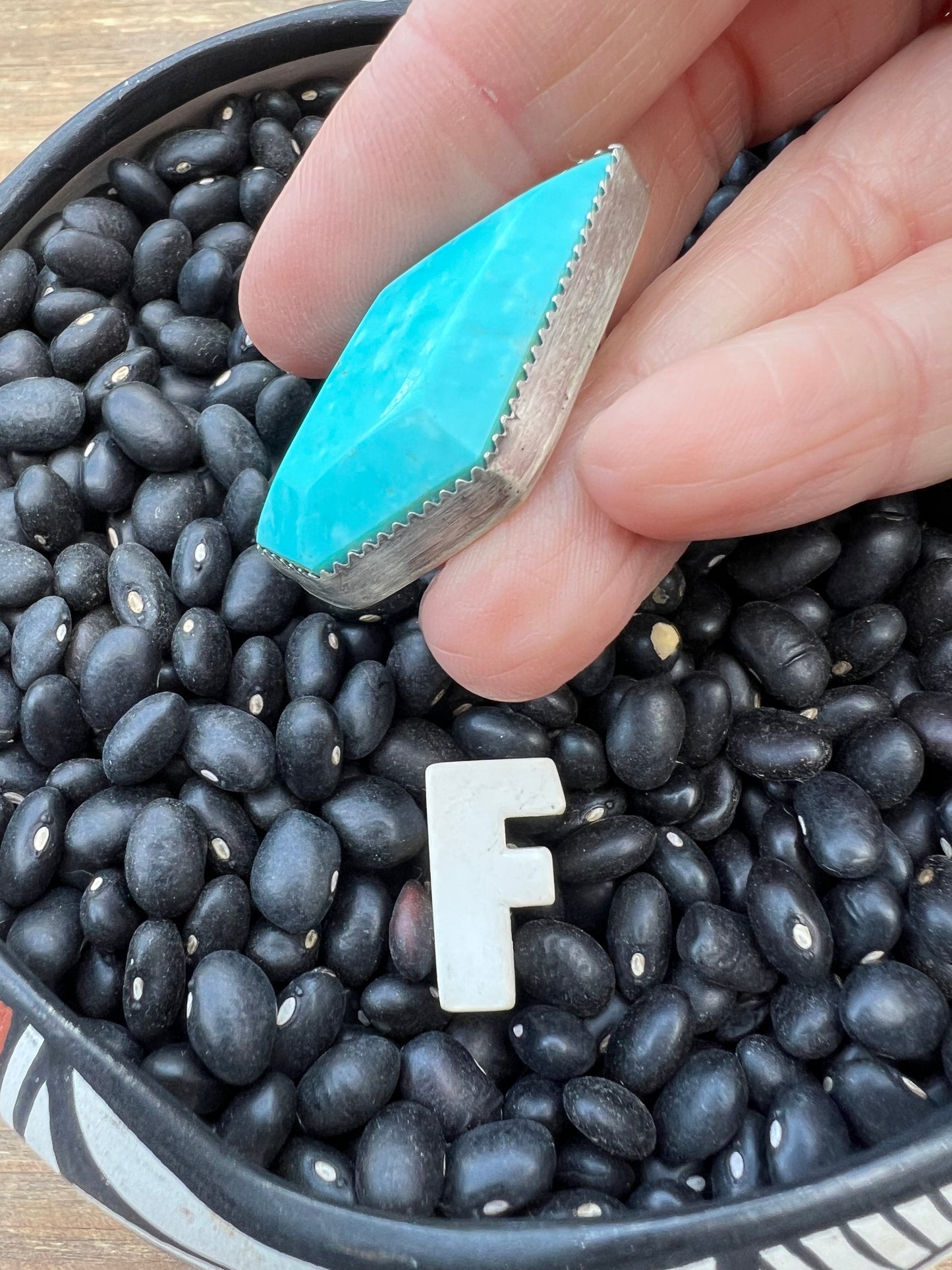 Rare Turquoise Faceted Gem Pendants