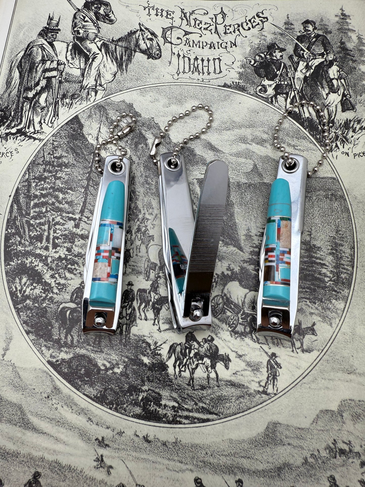 Inlay Southwestern Nail Clippers