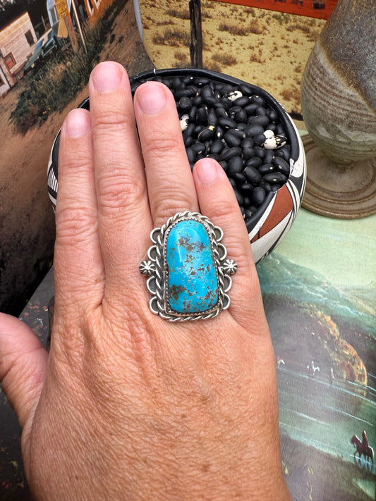 $99 Turquoise Statement Ring A size 6