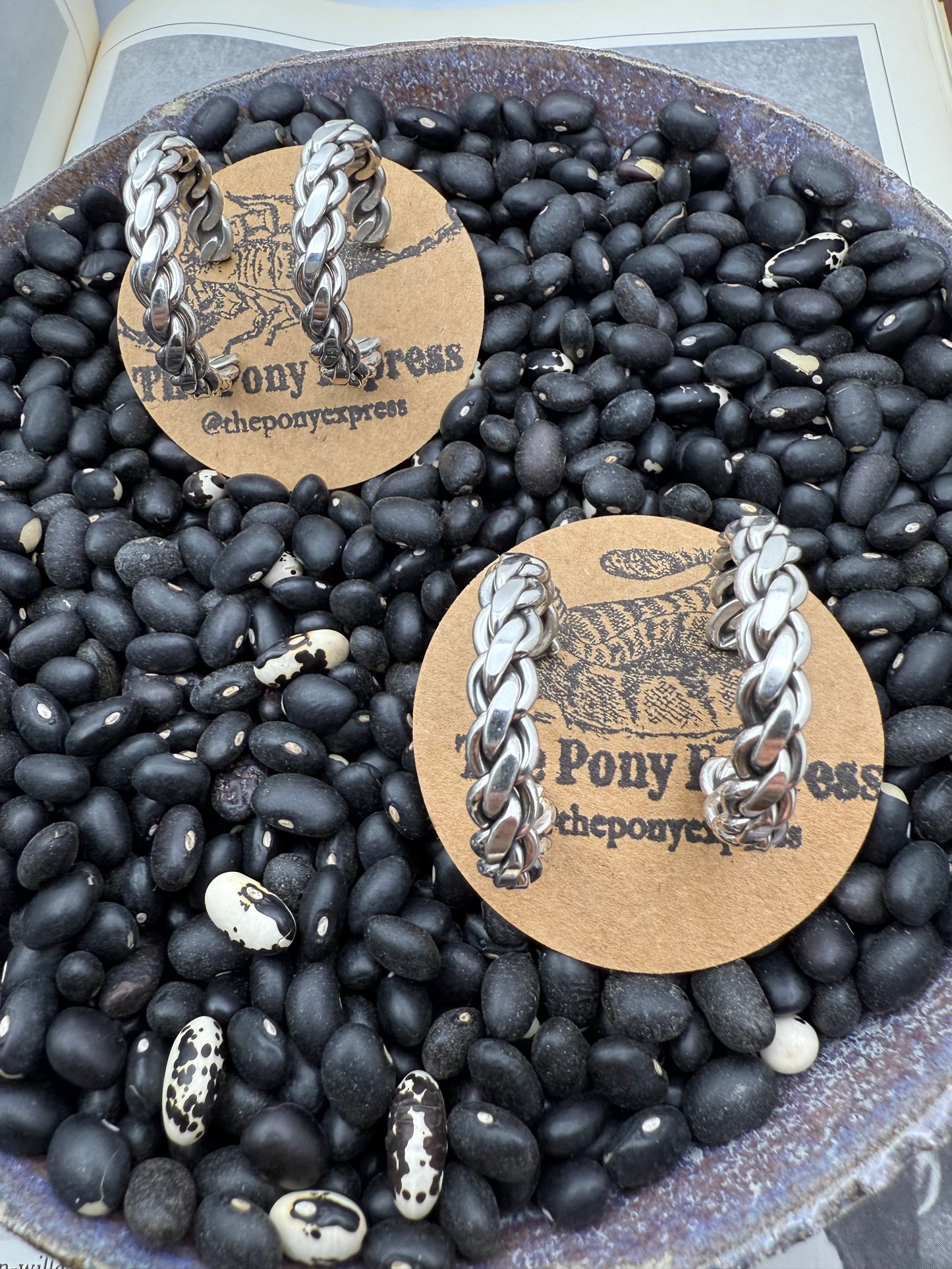 Rock n Roll Handmade Hoop