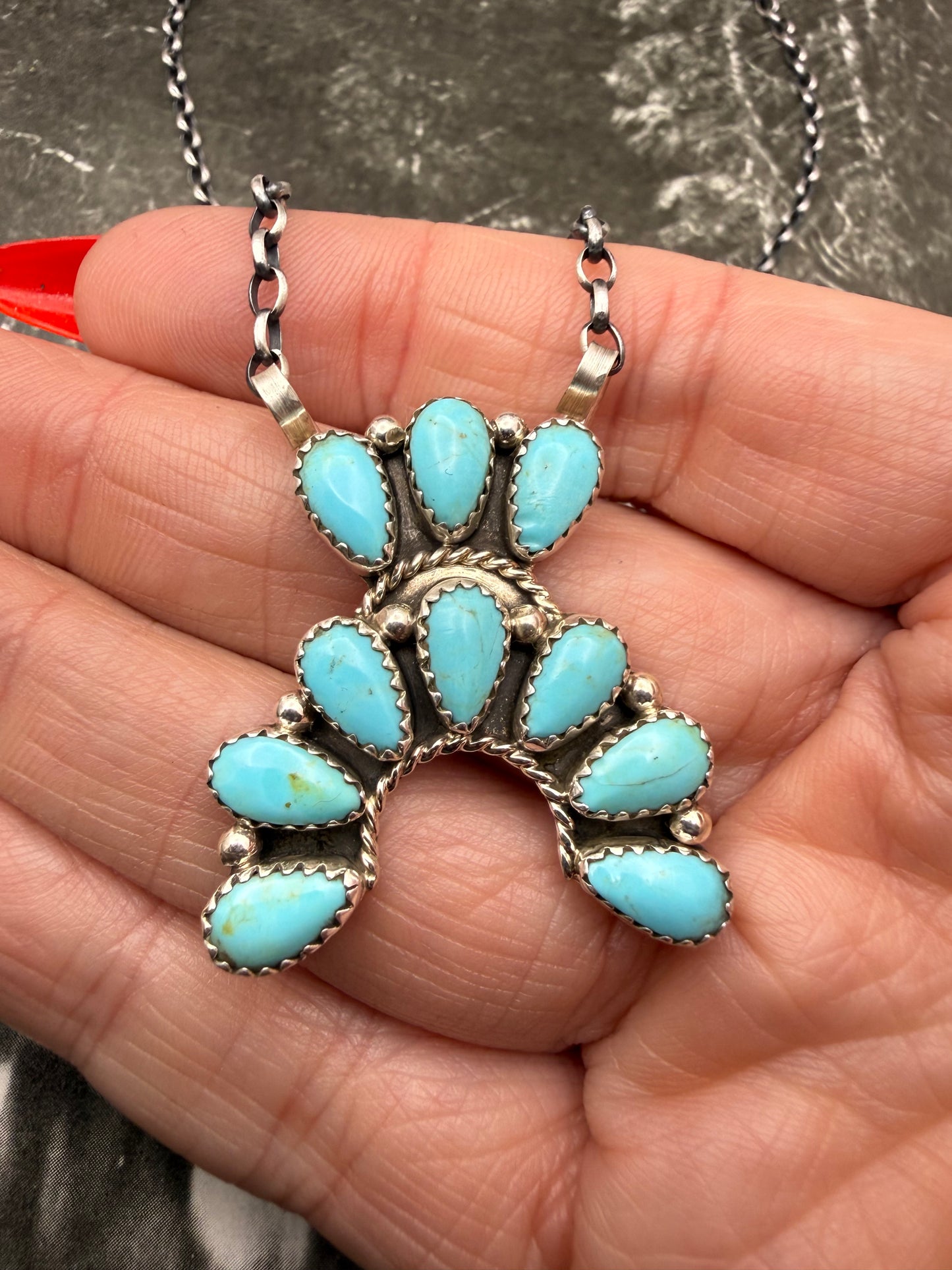 Turquoise Naja Necklace