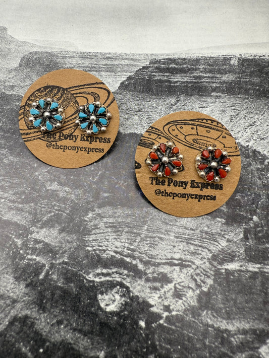 Mini Cluster Stud Earrings