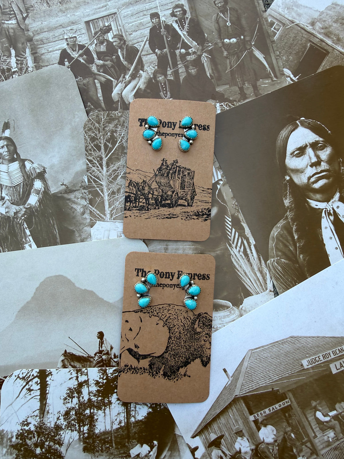 Cowboy Tears Turquoise Earrings
