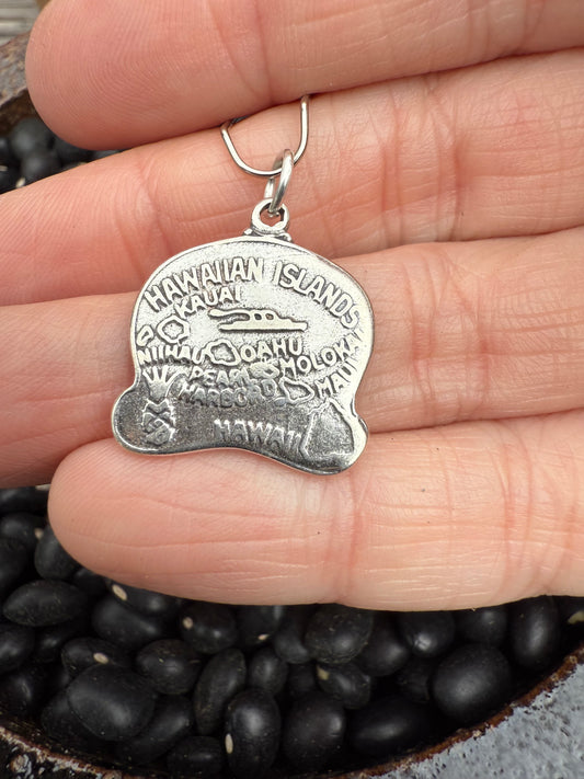 Hawaii Sterling Silver Charm
