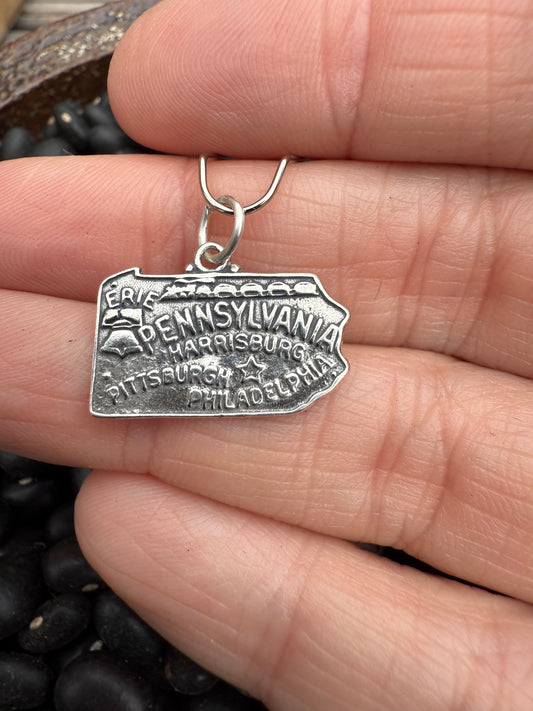 Pennsylvania Sterling Silver Charm